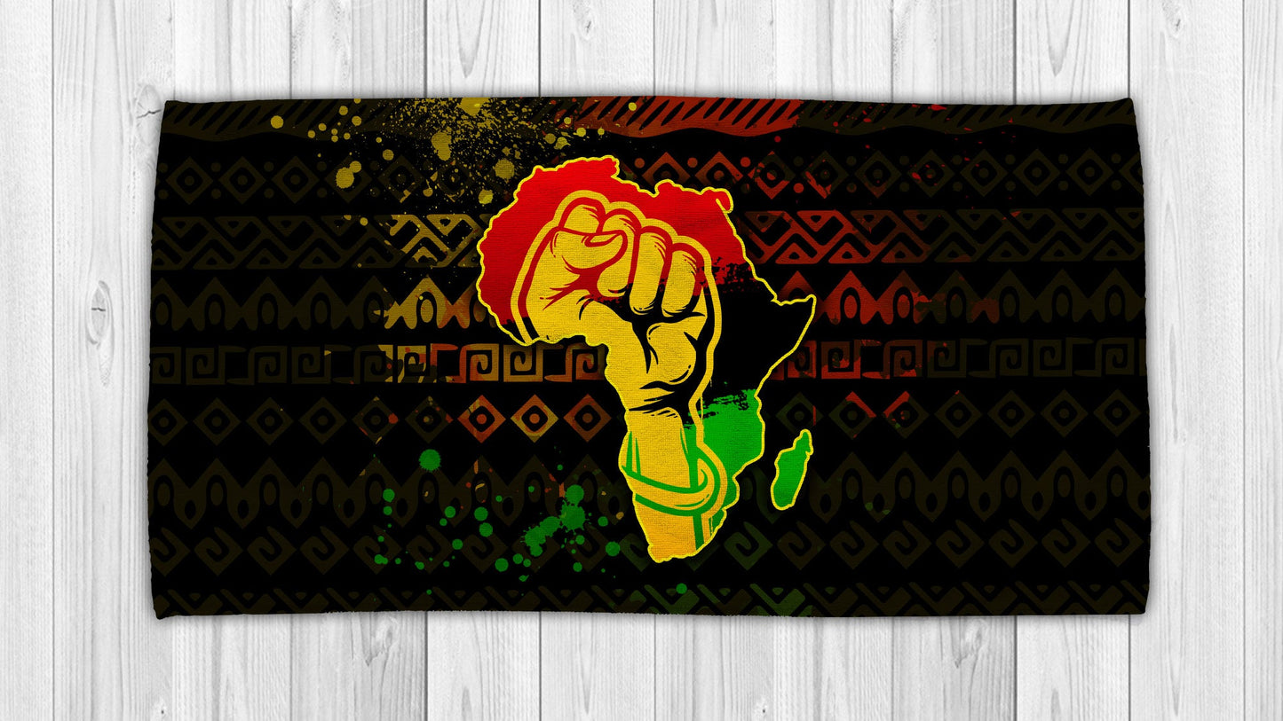 African Girl No 4 Summer Beach Towel NTN07302002