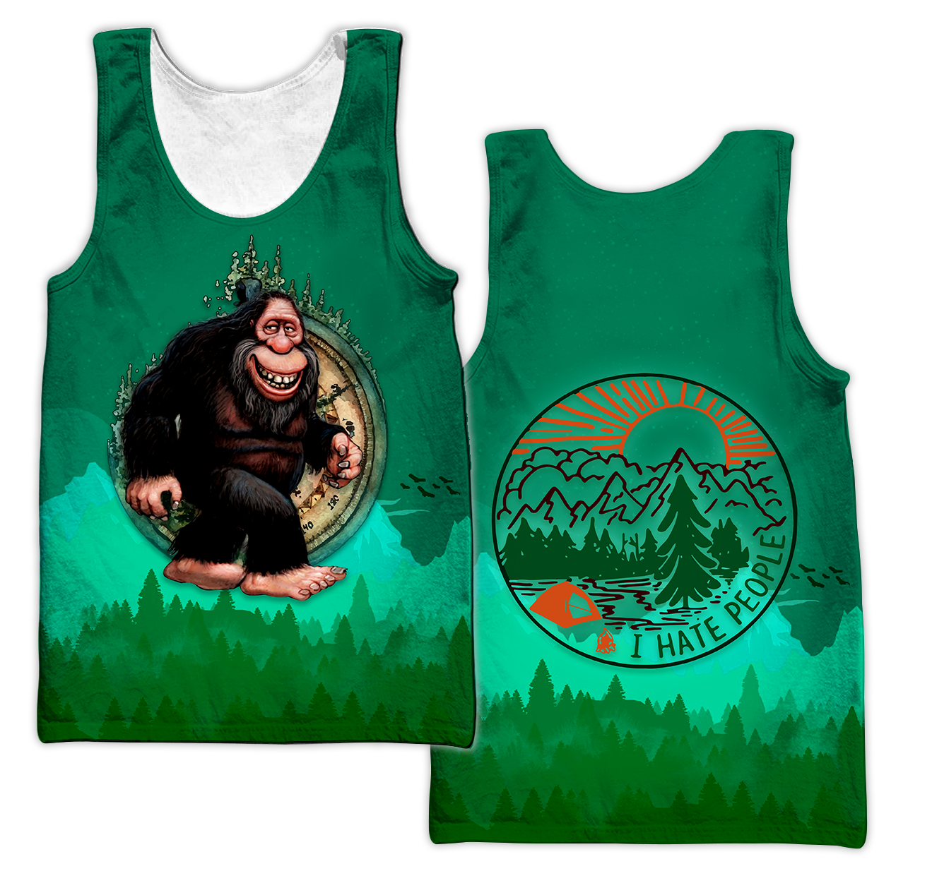 Camping 3D All Over Printed Shirts TNA11162004XT