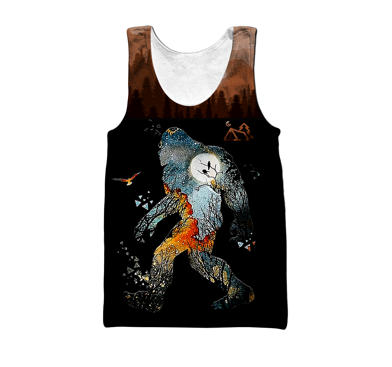 Bigfoot Camping 3D All Over Printed Shirts TNA11162005XT