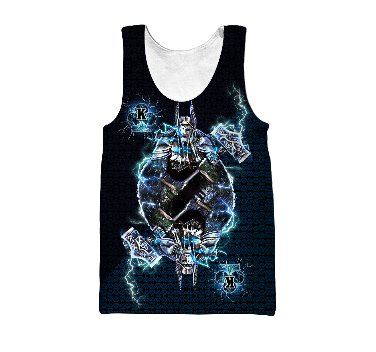 Thor The True King Vikings All Over Printed Unisex Deluxe Hoodie ML