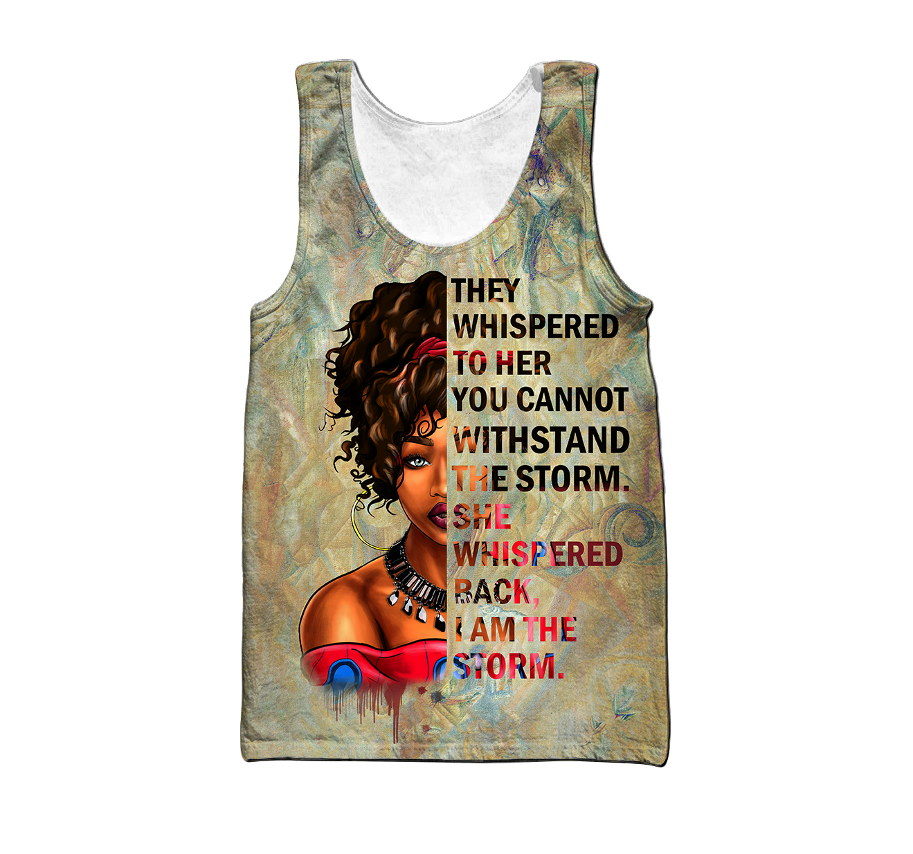 African They Whispered Girl Unisex Deluxe Hoodie ML