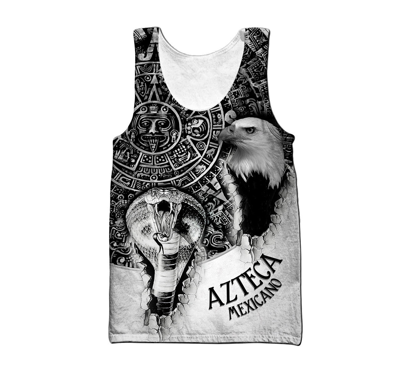 Azteca Mexicano 3D All Over Printed Unisex Shirts