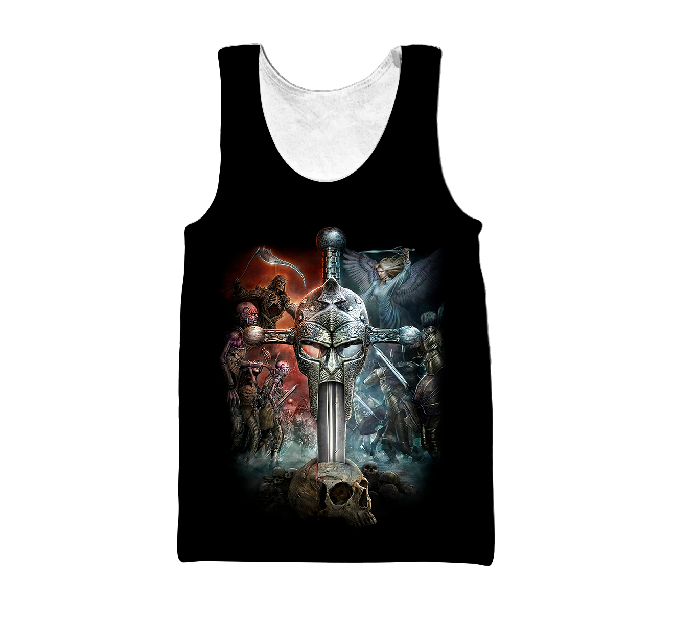 Warrior Skull Hoodie For Men And Women MH27022104