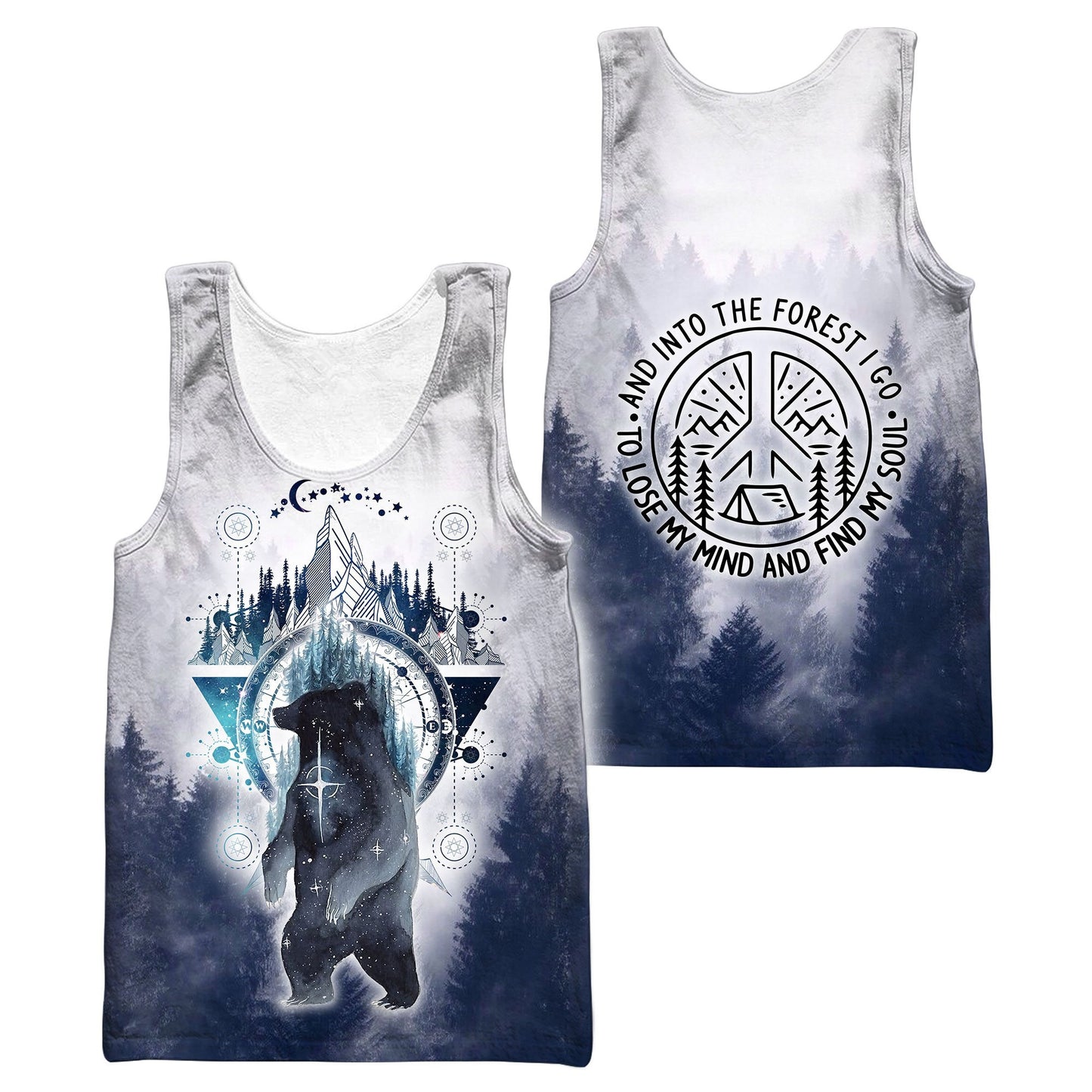 Camping 3D All Over Printed Unisex Shirts Winter Camping