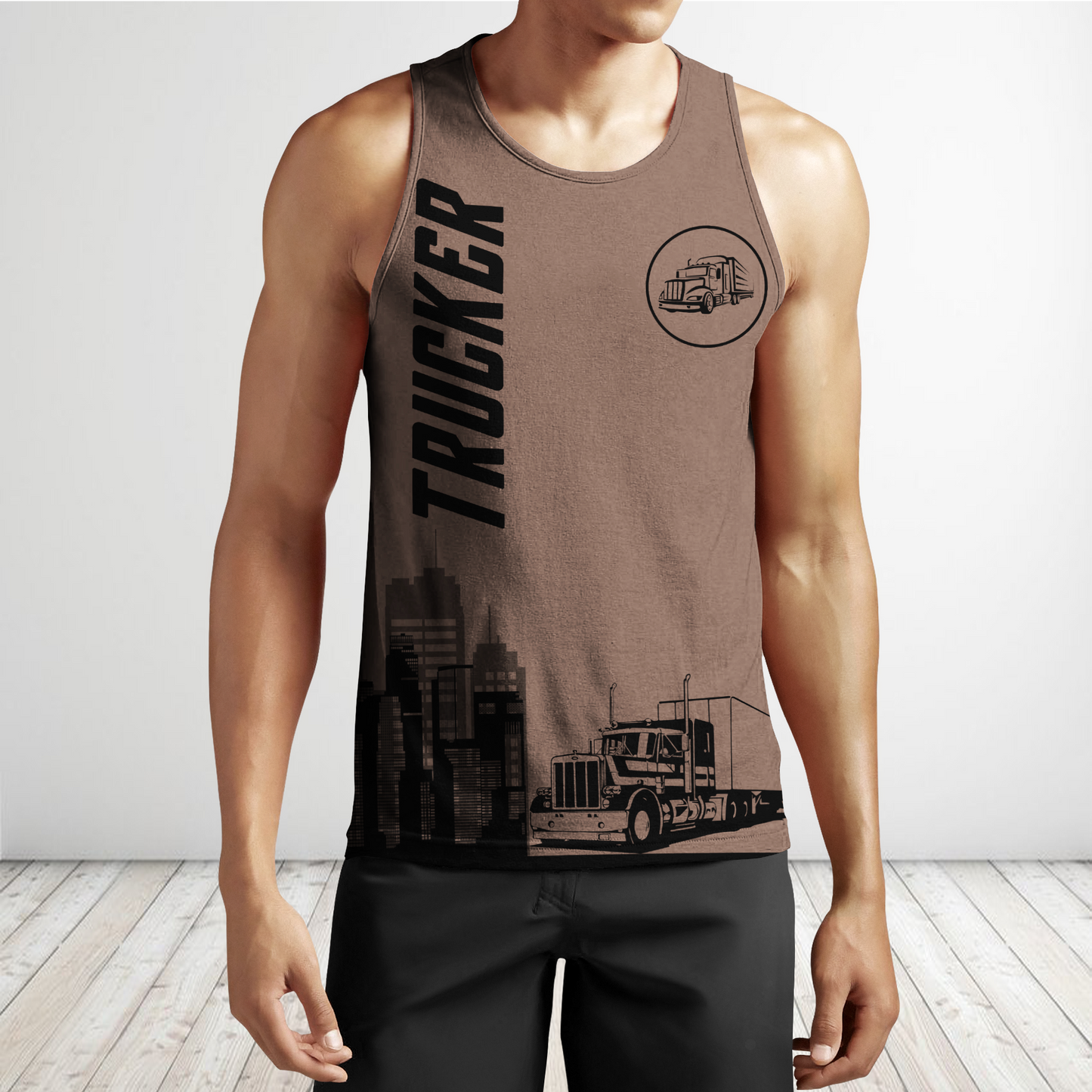 Trucker 3D All Over Printed Shirts For Men and Women