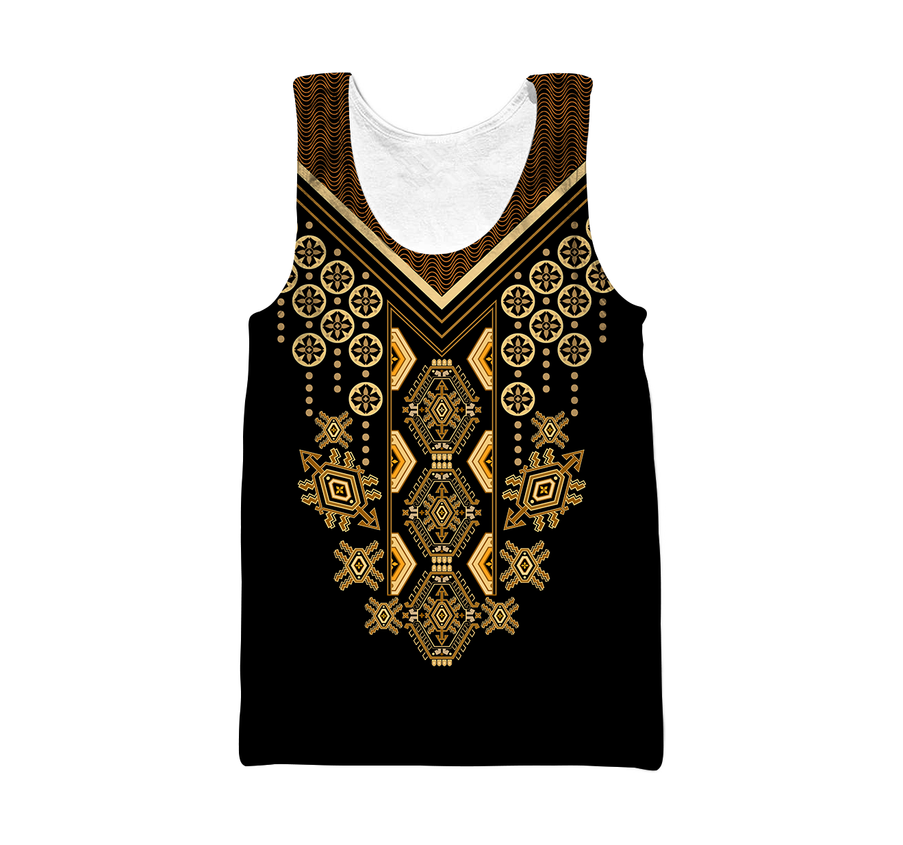 African Culture Dashiki Pattern Unisex Deluxe Hoodie ML