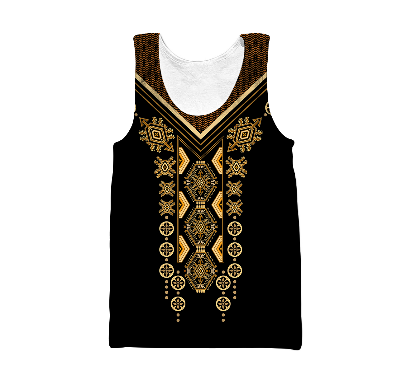African Culture Dashiki Pattern Unisex Deluxe Hoodie ML