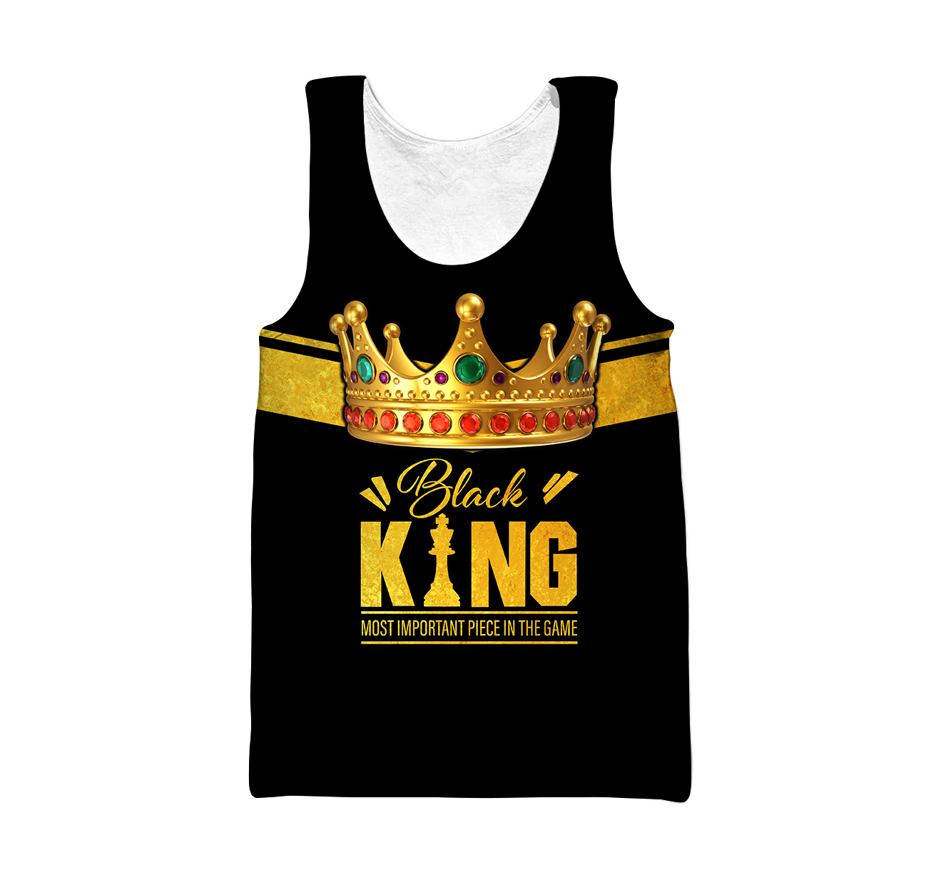 African Culture Custom Name Black King Unisex Hoodie ML