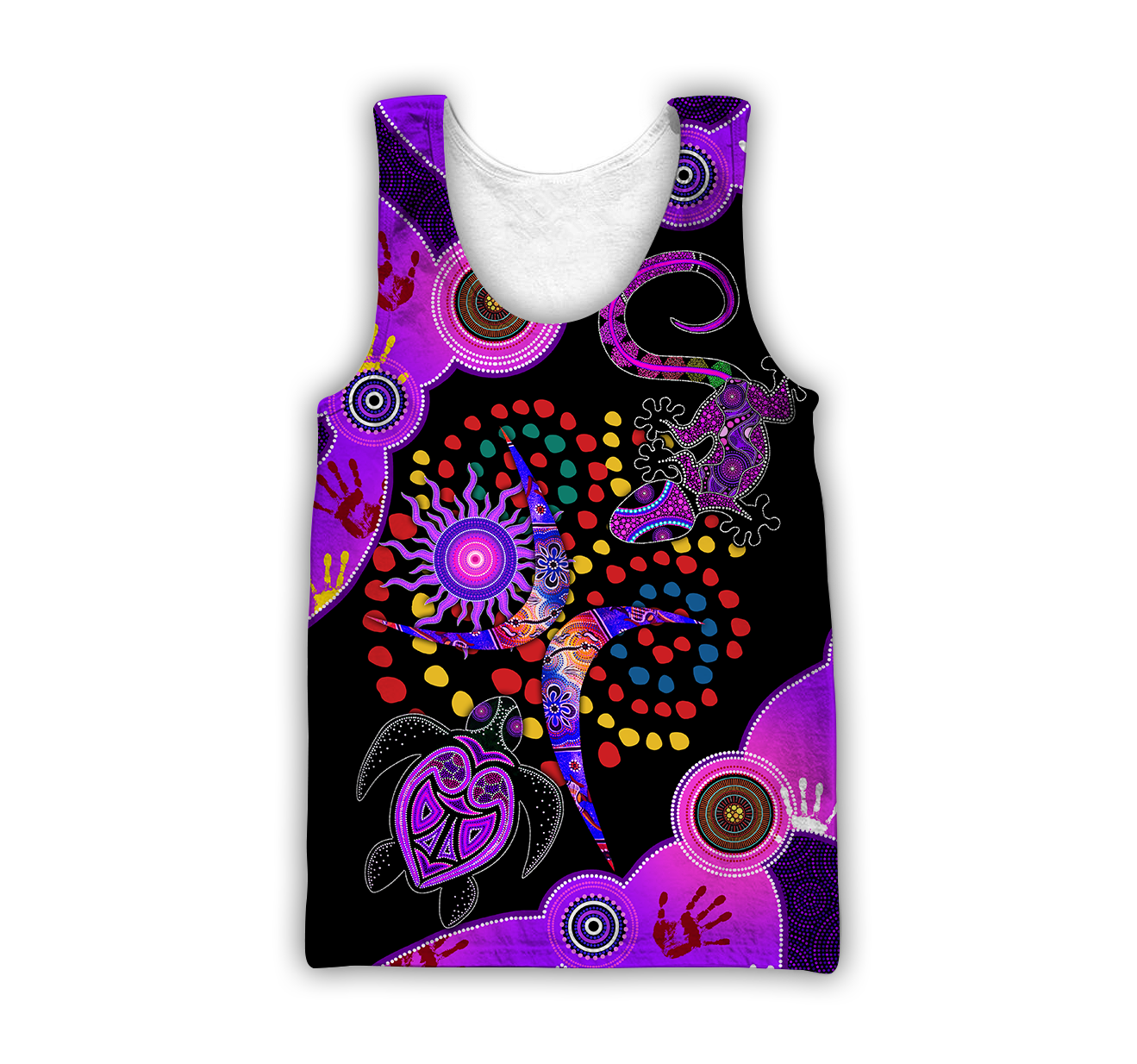 Aboriginal Naidoc Week 2021 Purple Turtle Lizard 3D print shirts