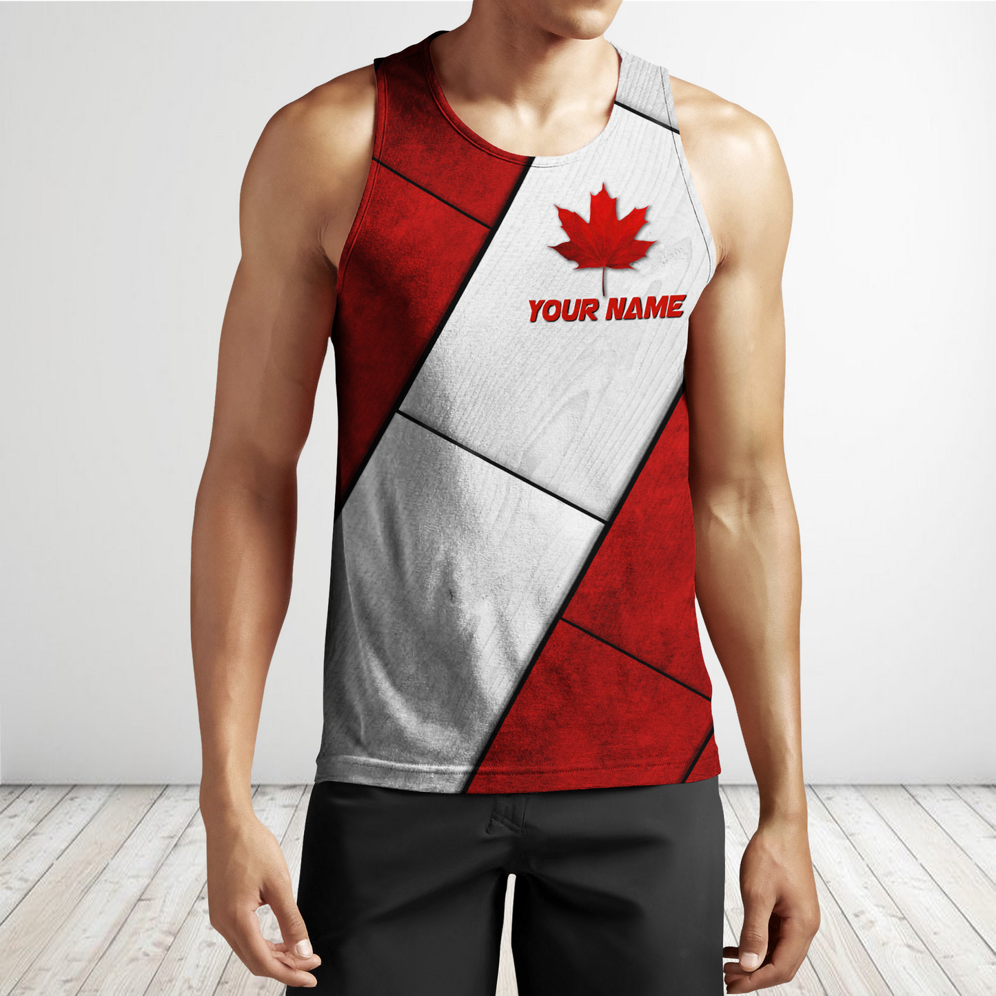 Canada Day No20 Personalized Name Pullover Premium Unisex Hoodie Maple Leaf