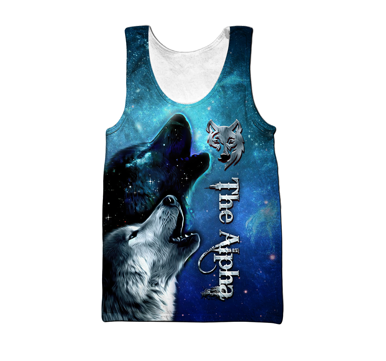 The Alpha Wolf 3D All Over Printed Unisex Deluxe Hoodie ML