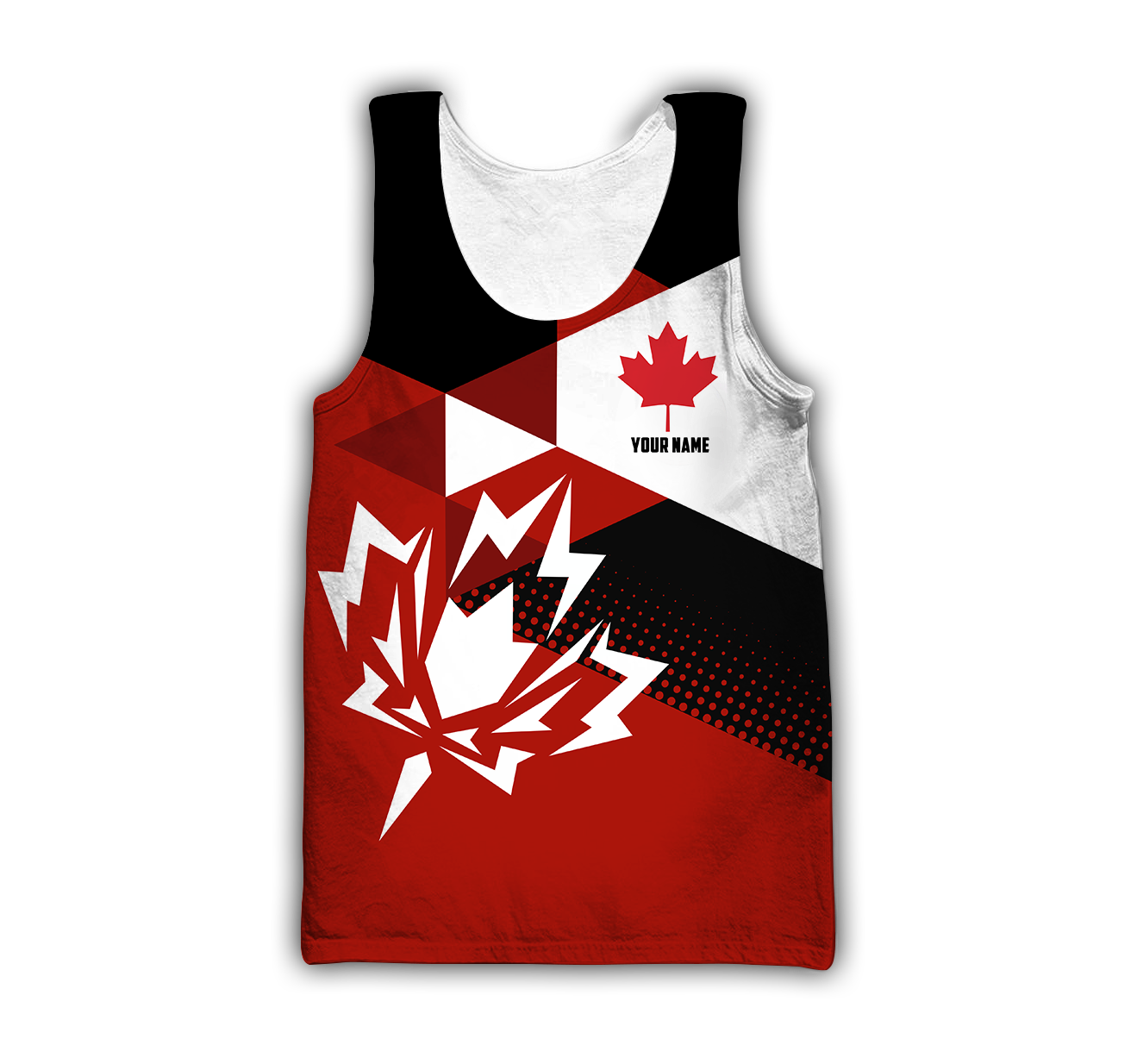 Canada Day No22 Personalized Maple Leaf Pullover Premium Unisex Hoodie