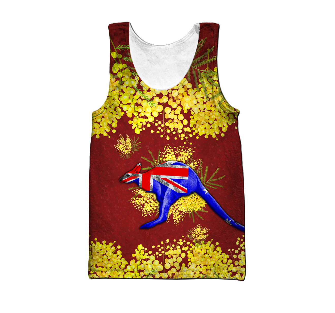 Tmarc Tee Custom name Australia Kangaroo Golden Wattle shirts