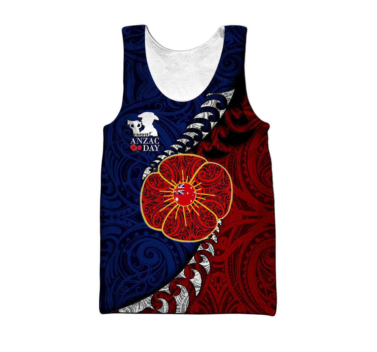 Anzac day poppy flower lest we forget custom name 3d print shirts