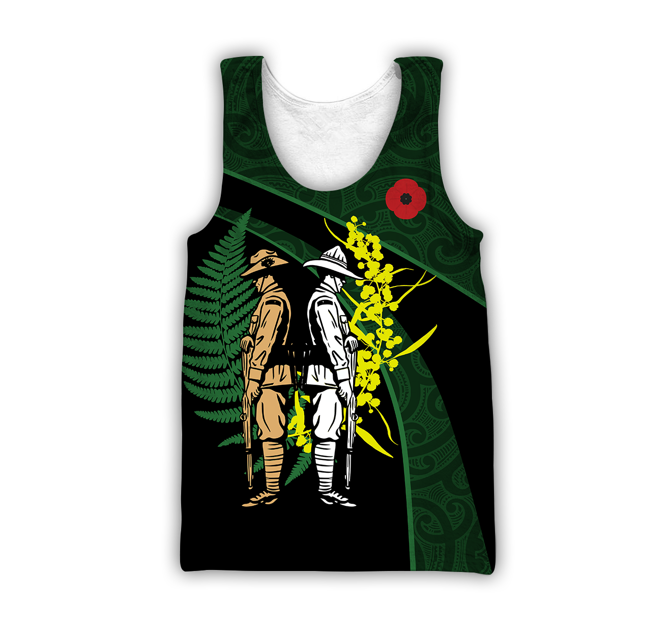 Tmarc Tee The ode Australia and Kiwi green 3D print shirts