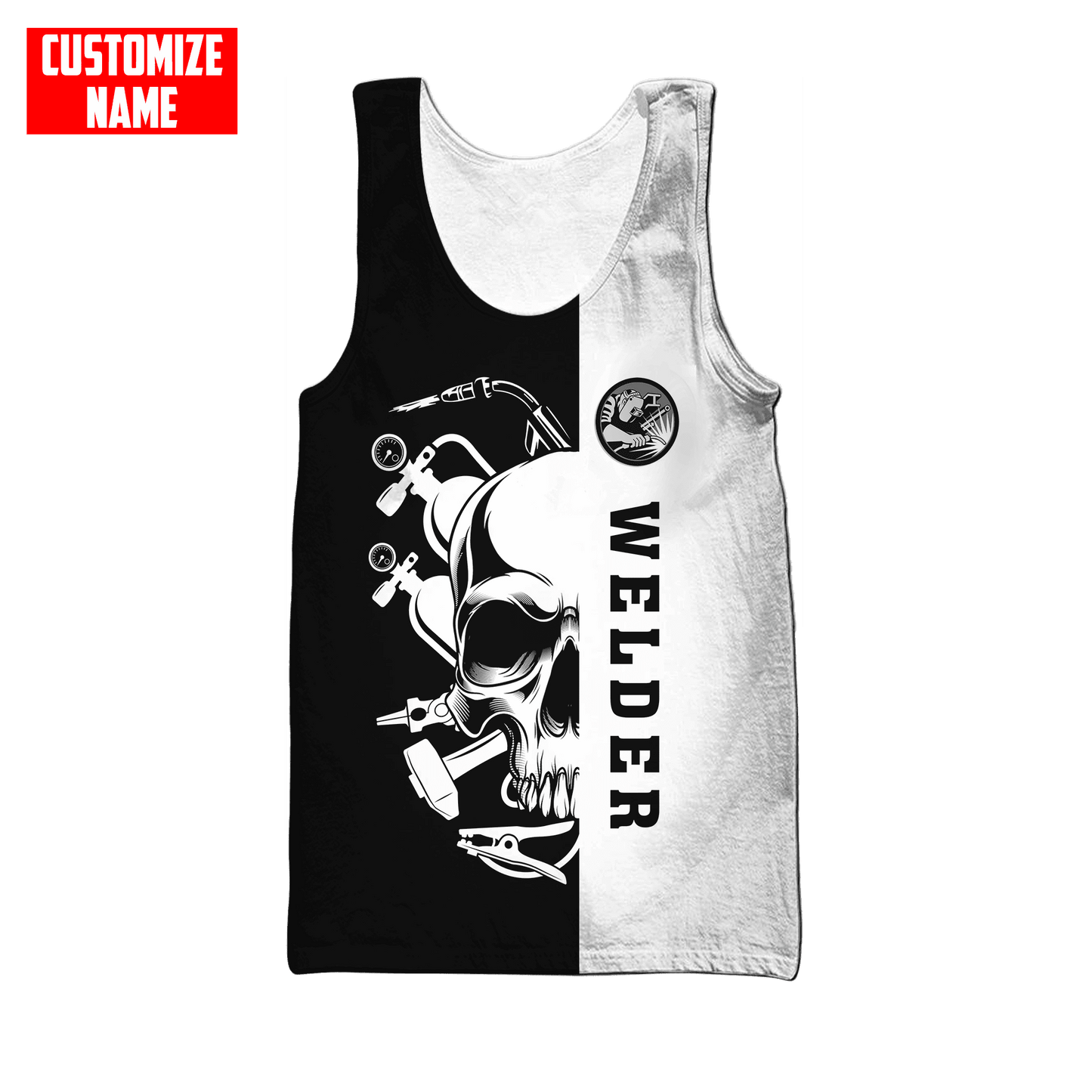 Tmarc Tee Personalized Welder Apparel Skull Welding