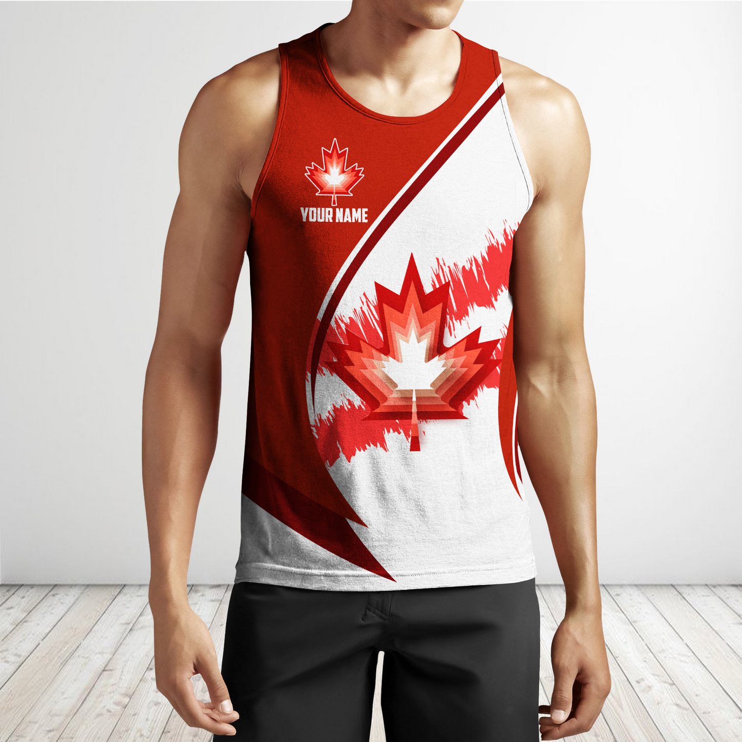 Canada Day No23 Personalized Maple Leaf Pullover Premium Unisex Hoodie