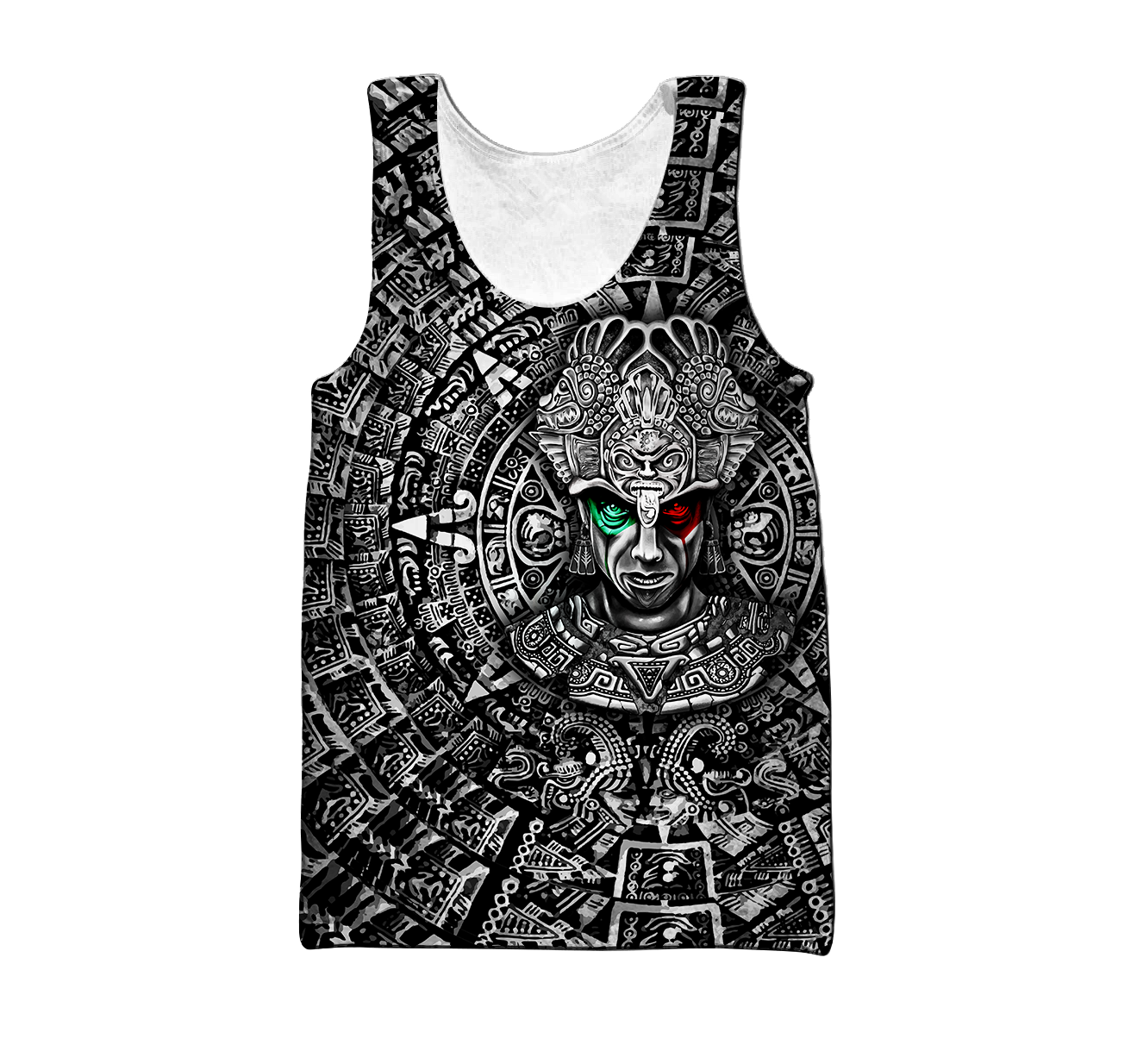 Aztec Warrior Mexican 3D All Over Printed Unisex Hoodie