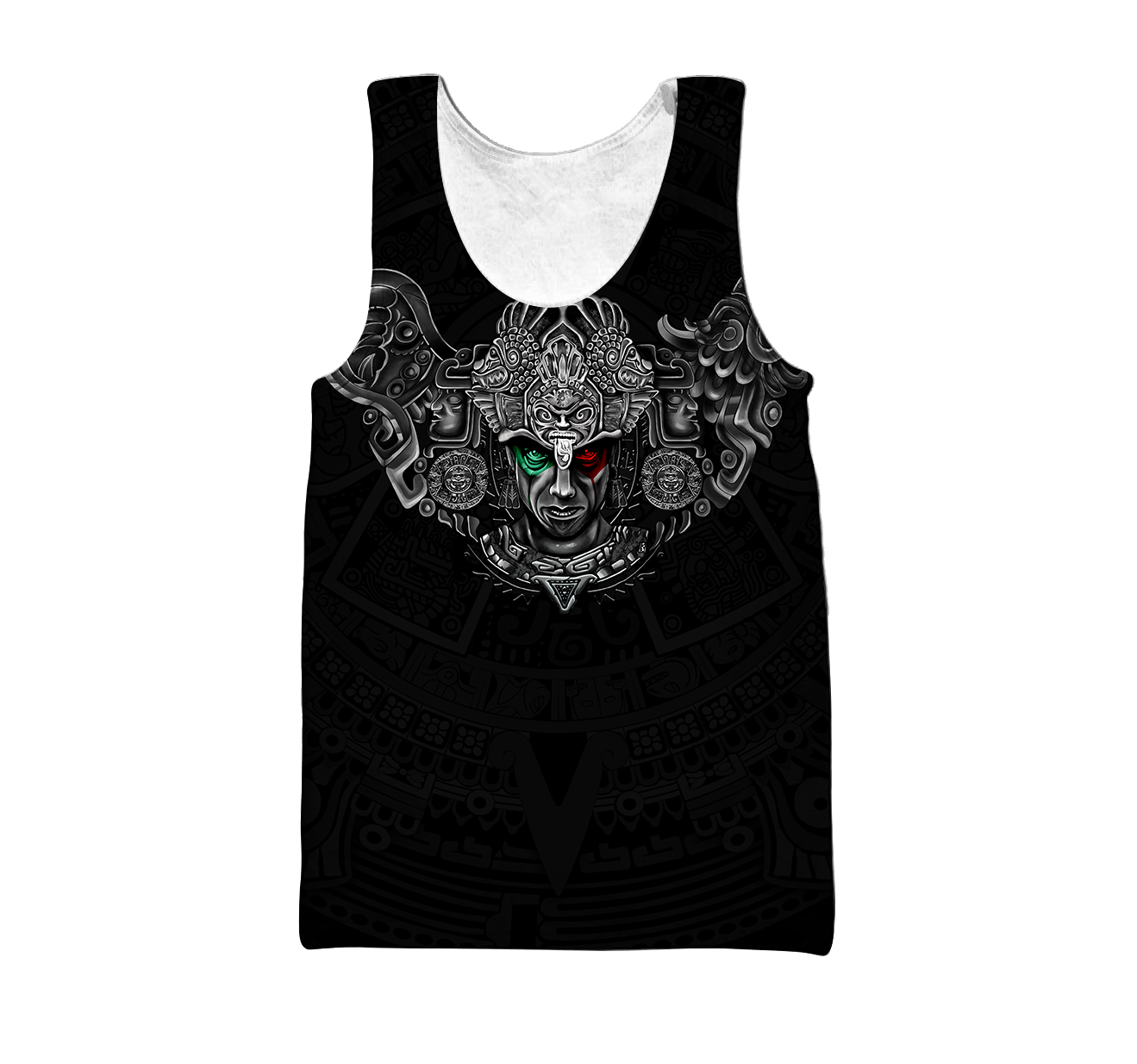 Aztec Warrior 3D All Over Printed Hoodie