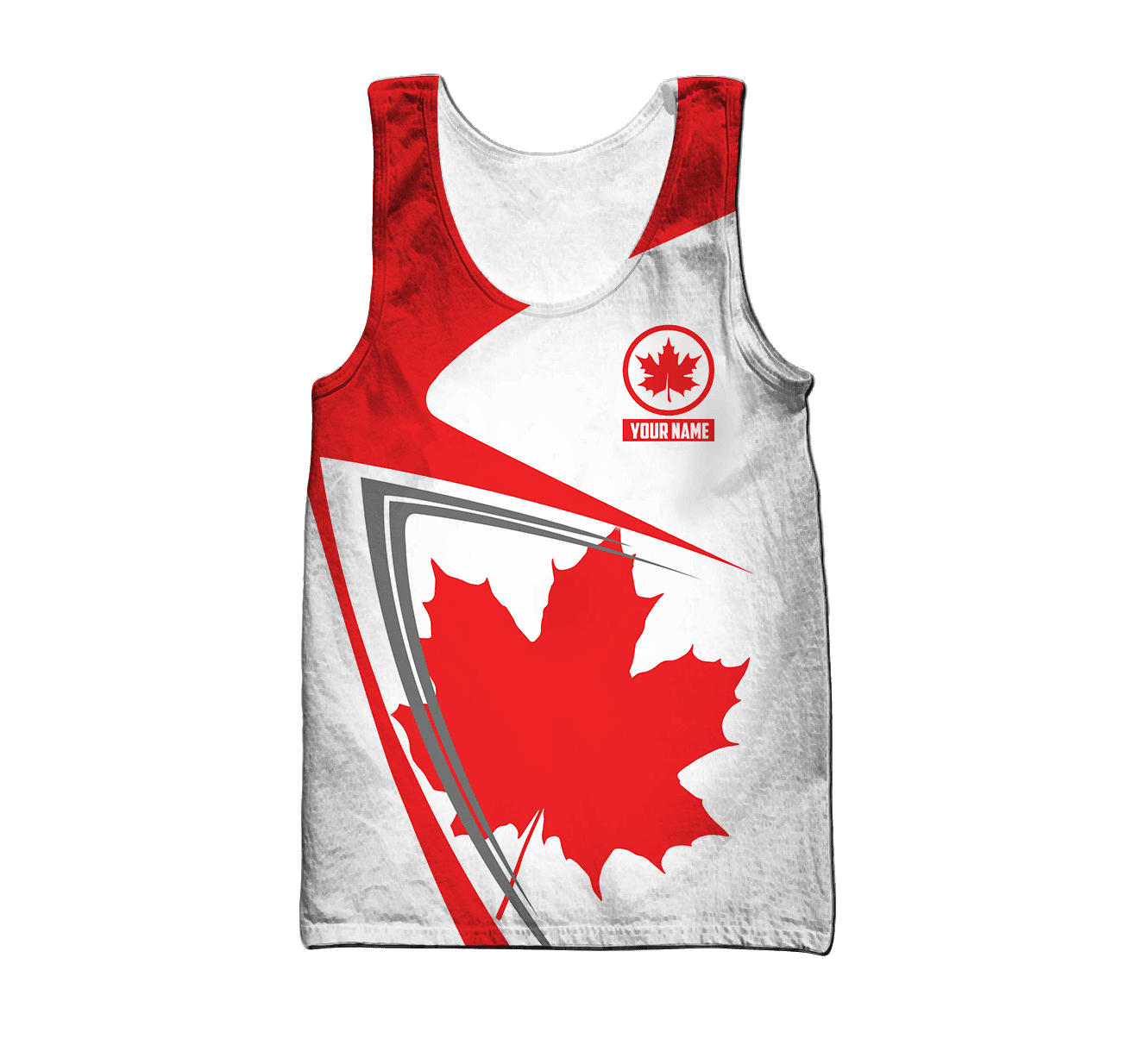 Canada Day No19 Personalized Name Pullover Premium Unisex Hoodie Maple Leaf