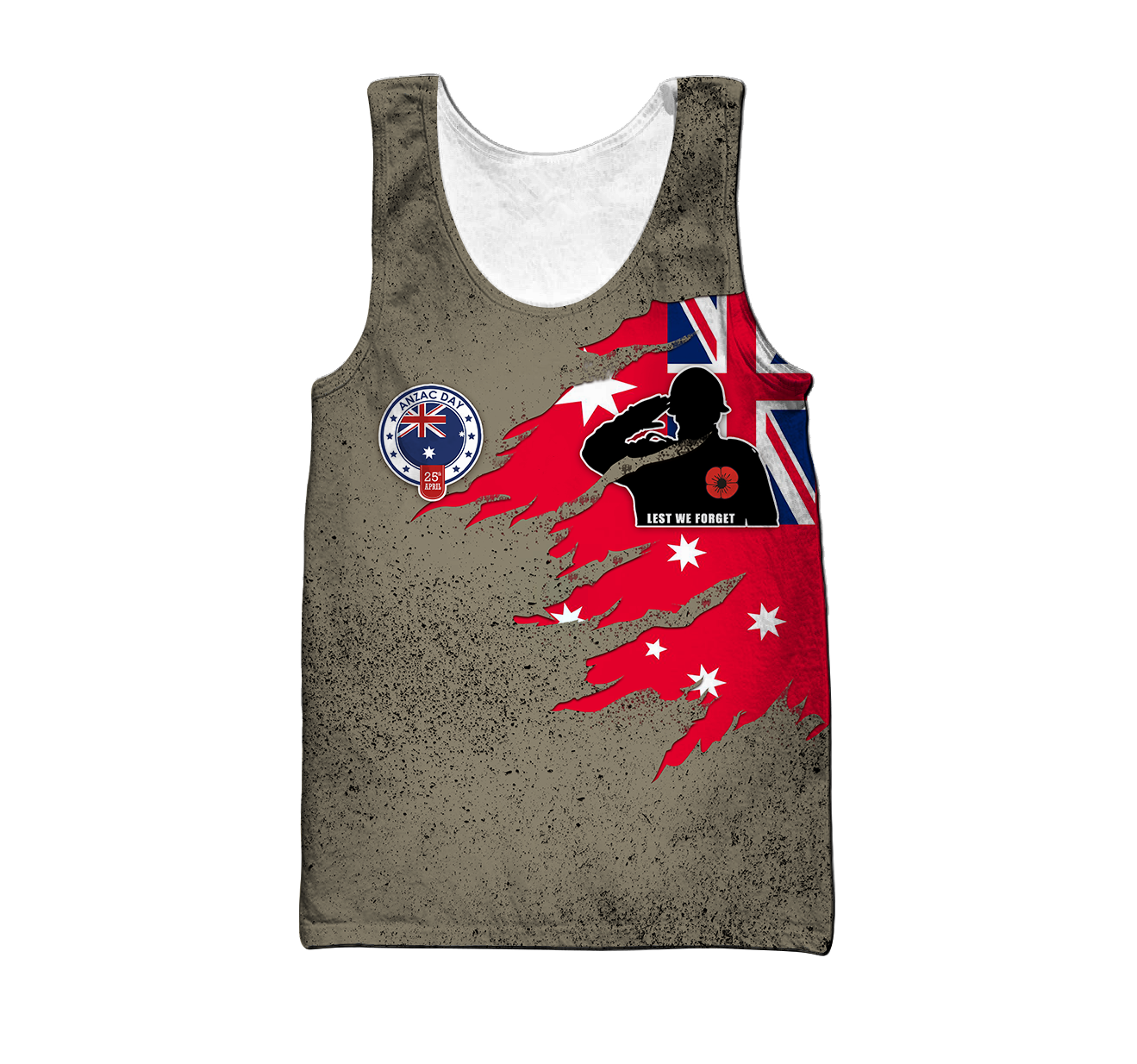 Tmarc Tee Anzac day remembrance Kiwi and Australia uniforms 3D print shirt