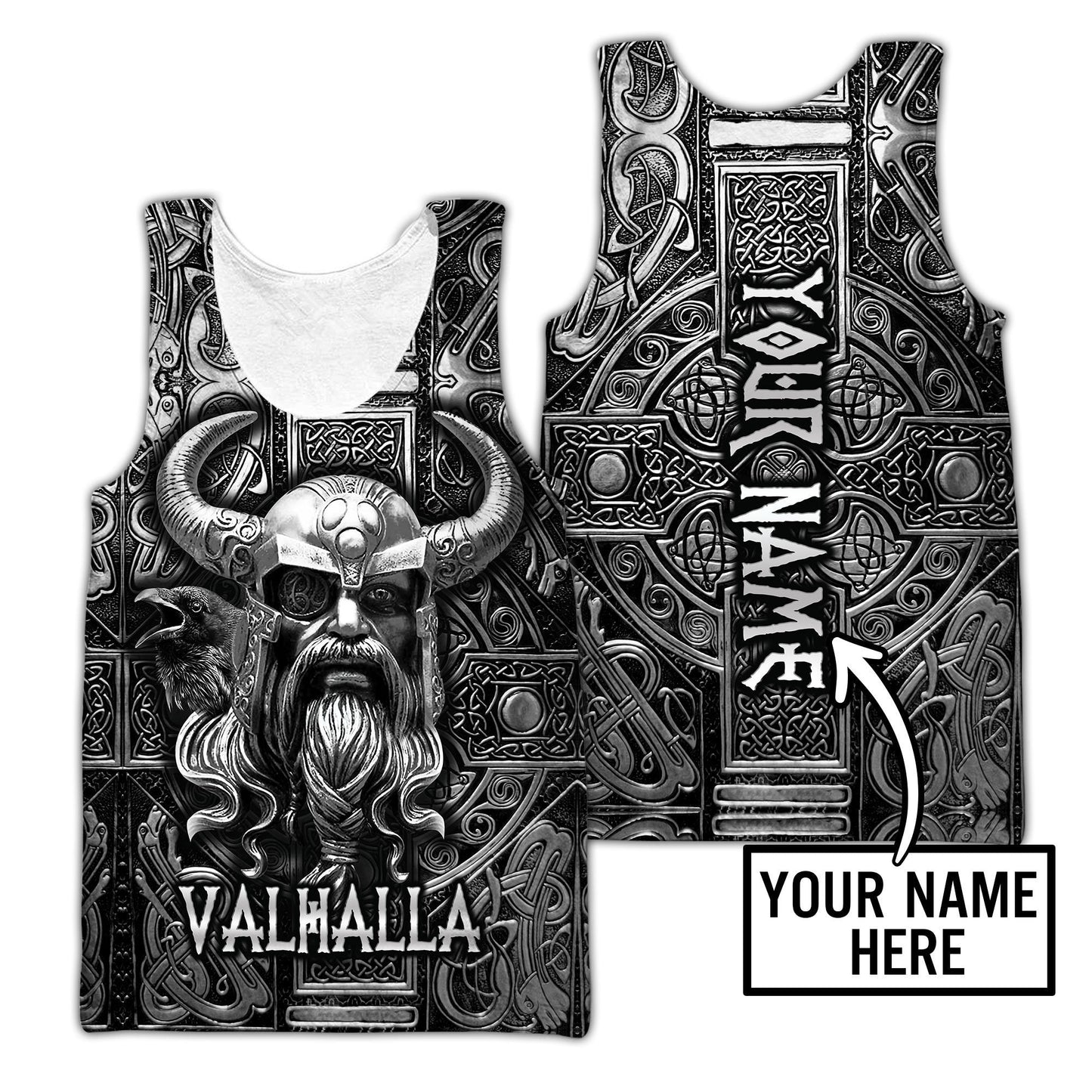 Valhalla Custom Name Unisex Shirts