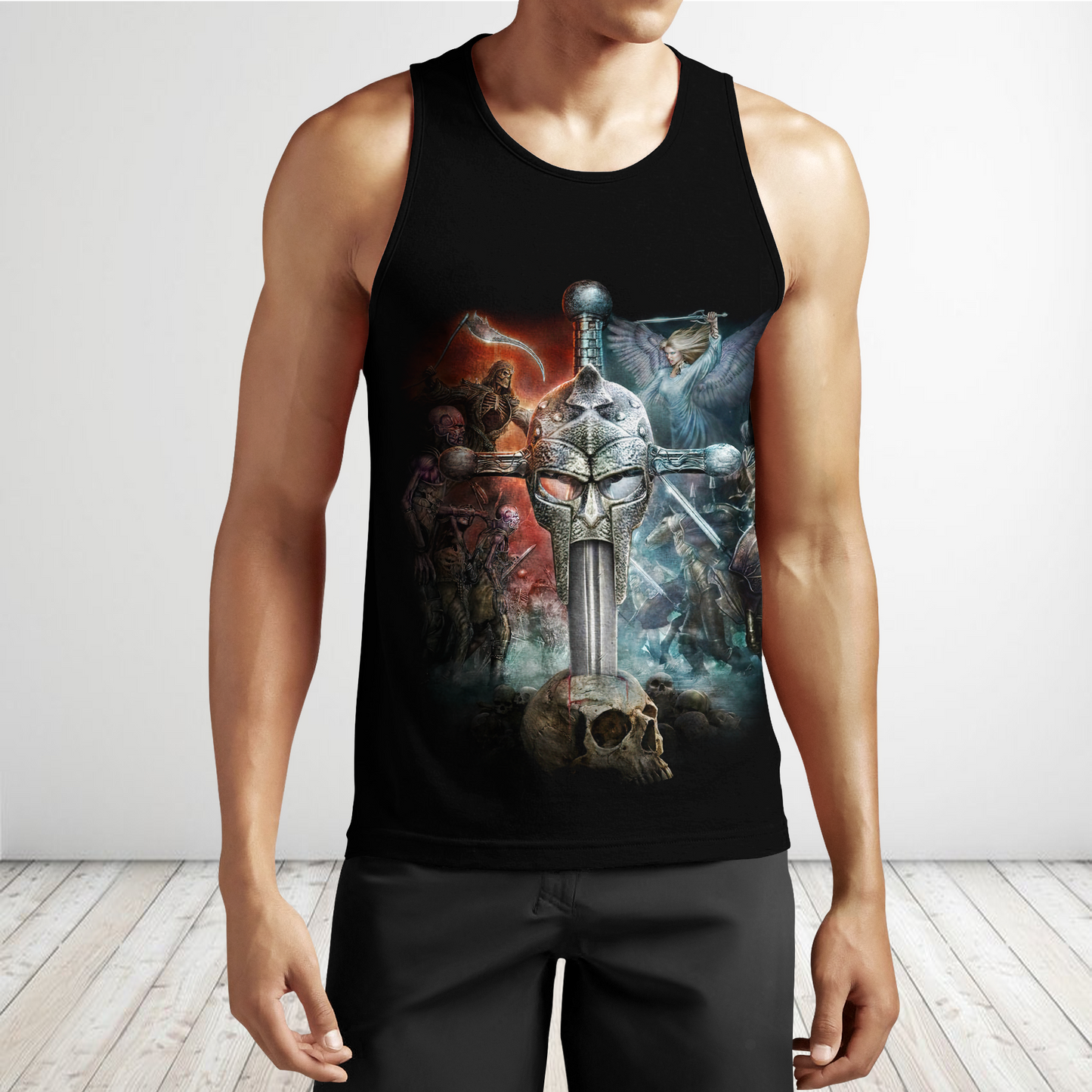 Warrior Skull Hoodie For Men And Women MH27022104