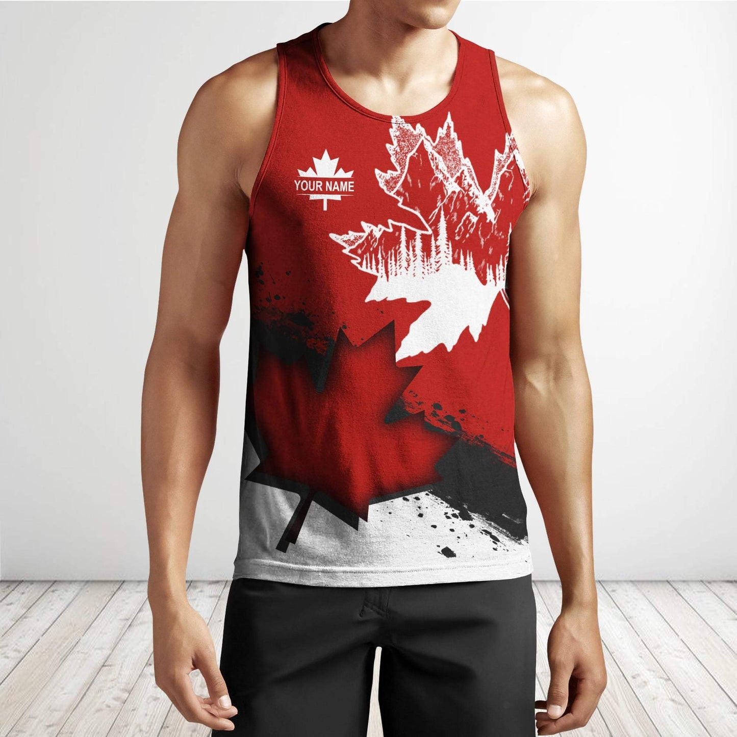 Canada Day No30 Personalized Name Pullover Premium Unisex Hoodie