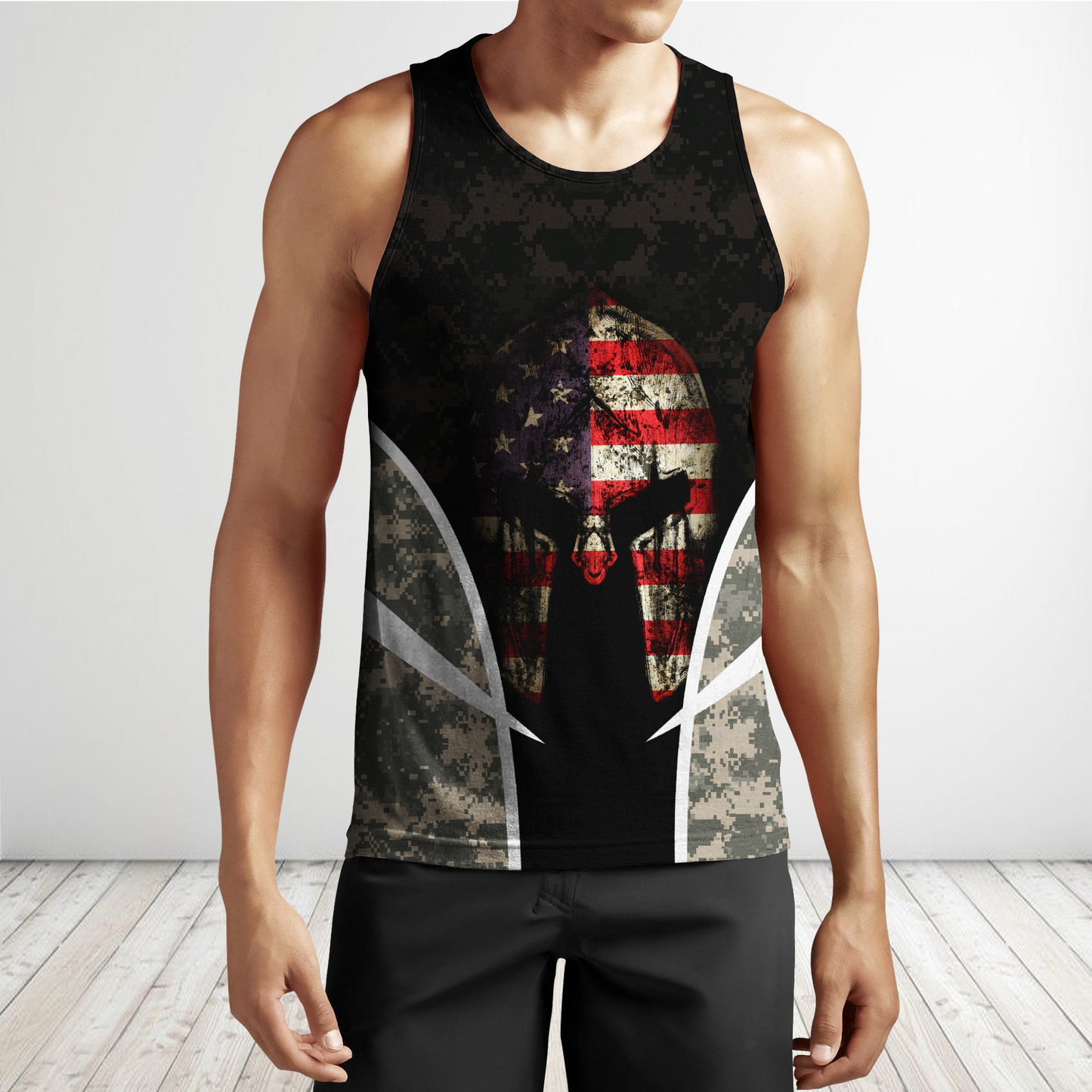 American 3D Over Printed Unisex Deluxe Hoodie ML MH25052102