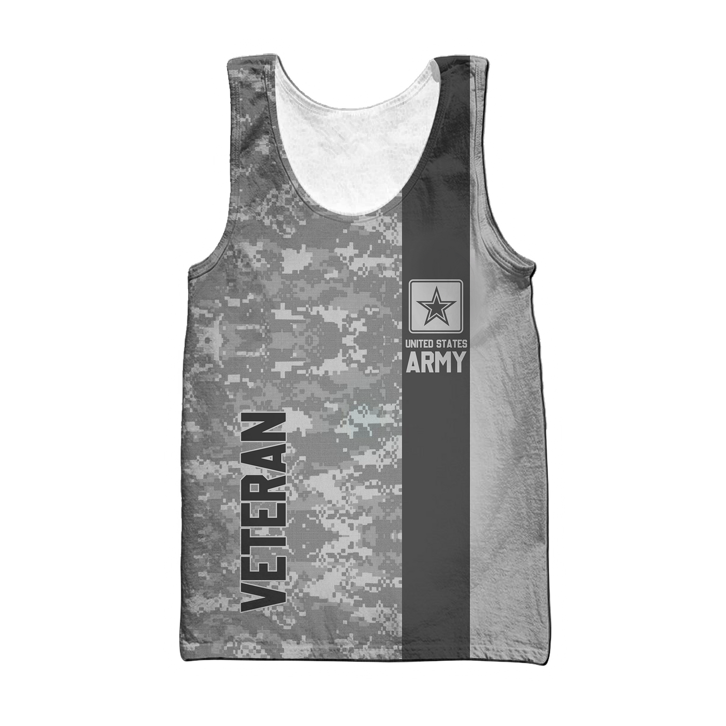 Premium Unique US Army Veteran Polo All Over Printed