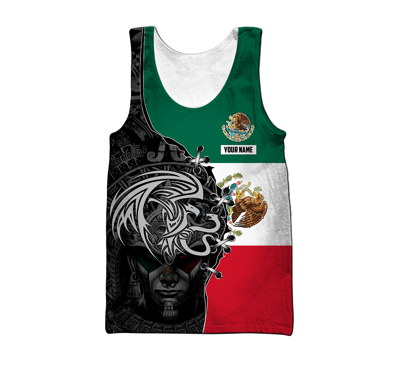 Aztec Mexico Persionalized 3D All Over Printed Unisex Shirts