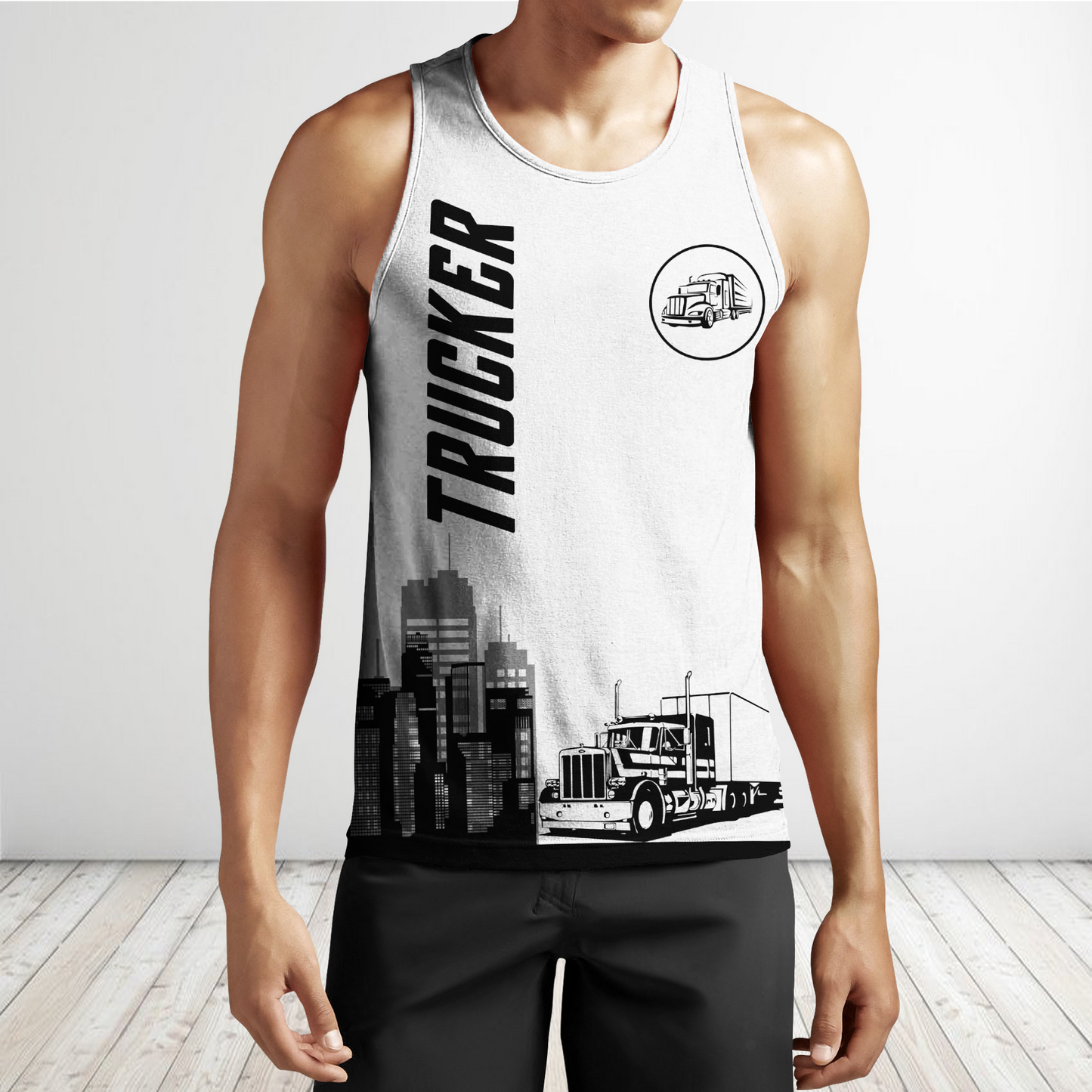 Trucker 3D All Over Printed Shirts For Men and Women