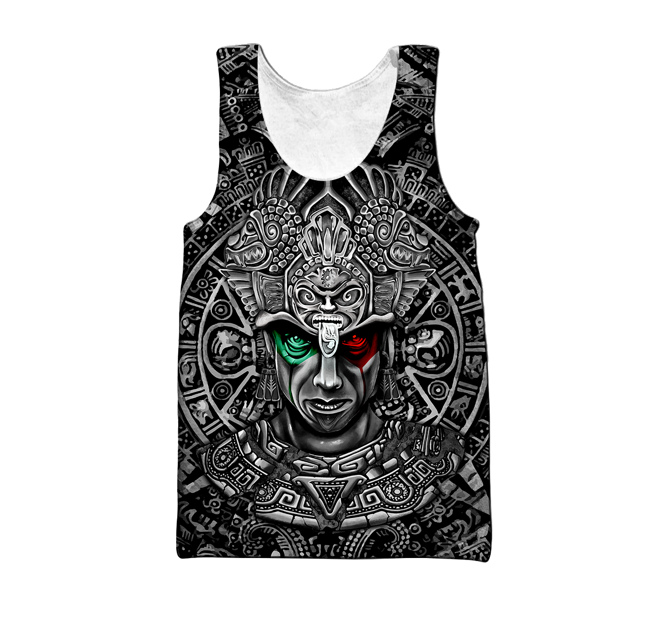 Aztec Warrior 3D All Over Printed Shirts For Men And Women