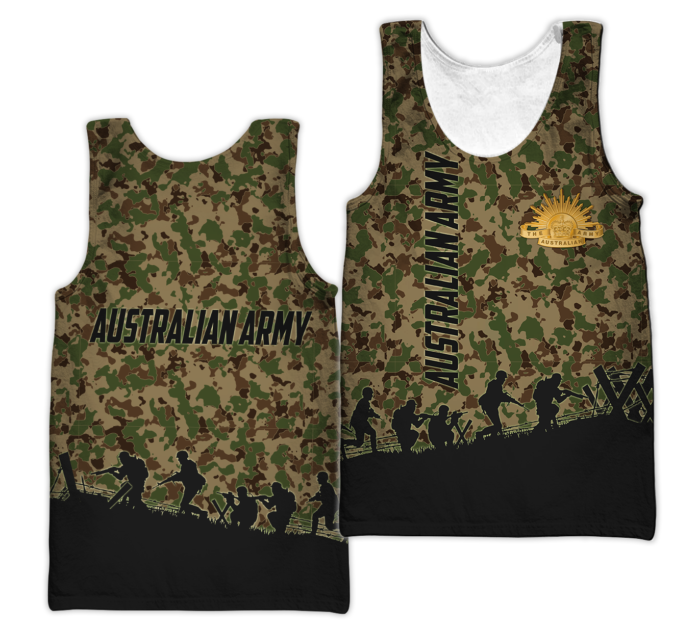 The Australian Army 3D All Over Printed Shirts VP15032101