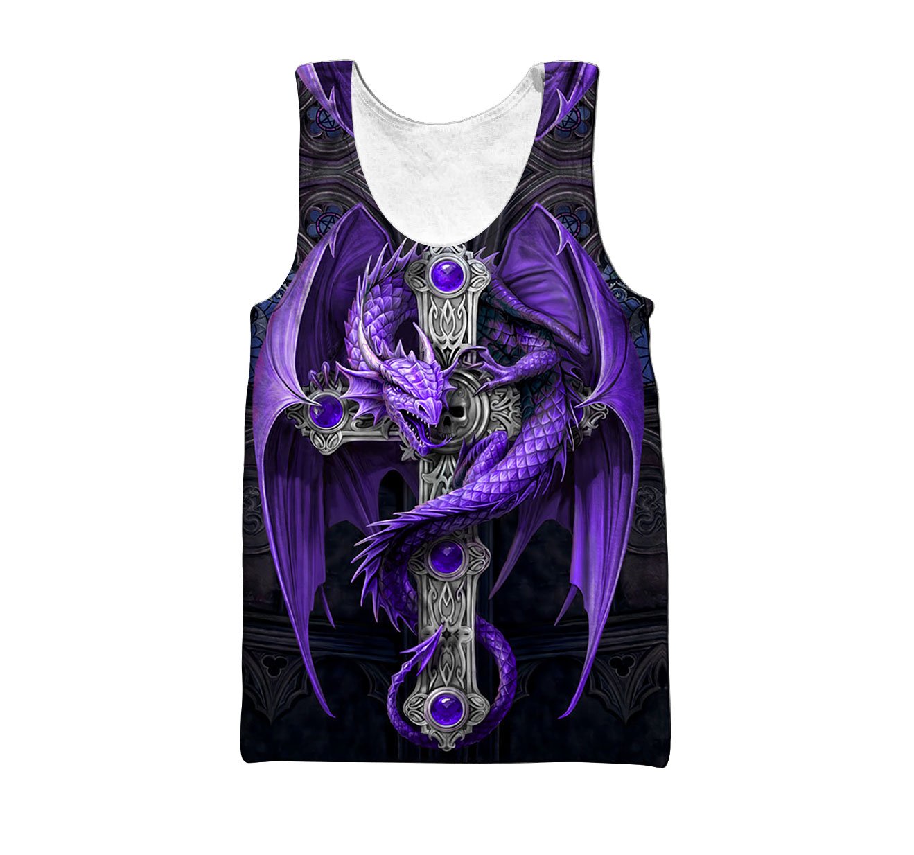 Tmarc Tee Dungeons and Dragons Purple Tattoo 3D All Over Printed Shirts