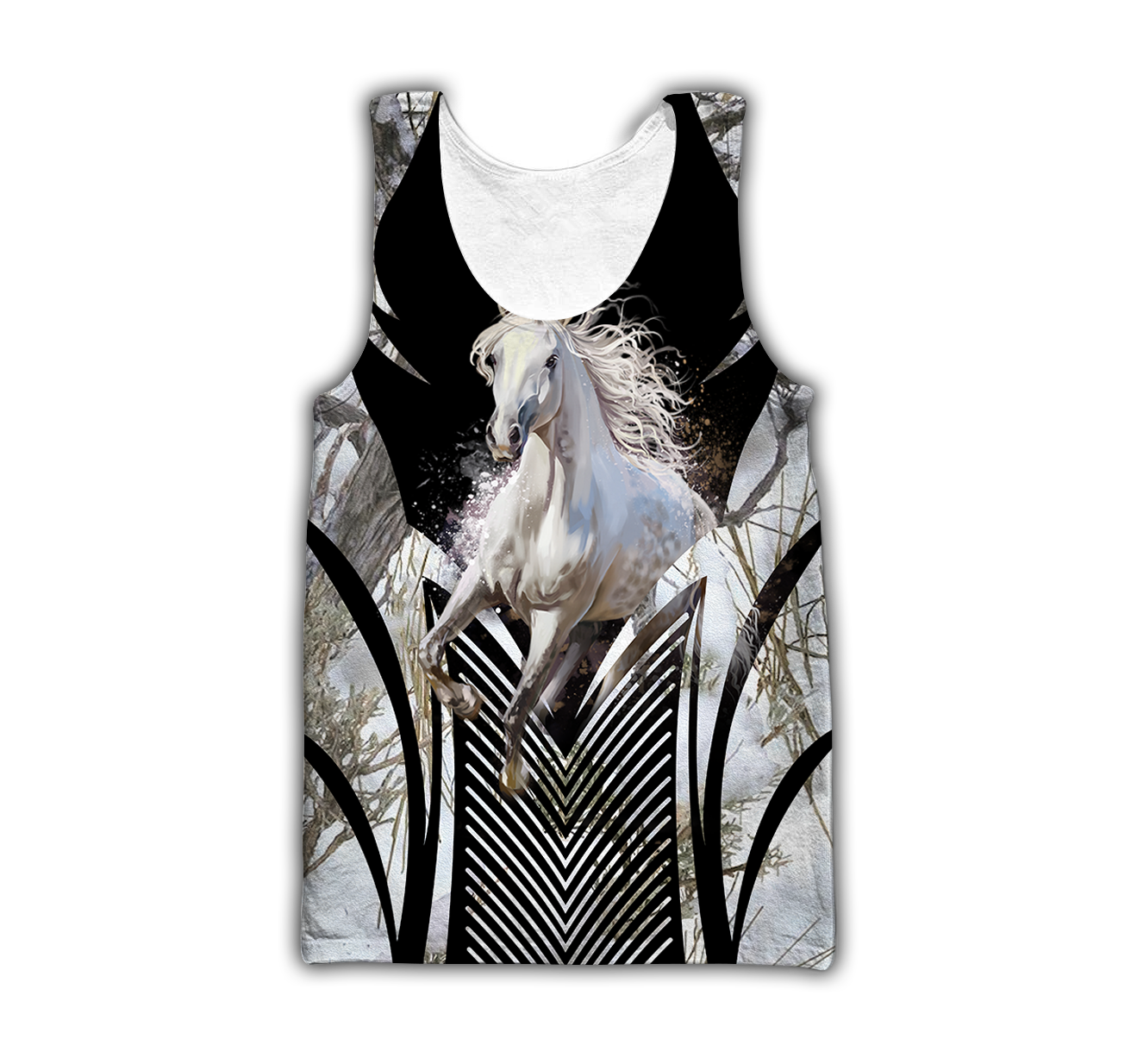 White Horse 3D All Over Printed Shirts For Men And Women NTN1218204CL