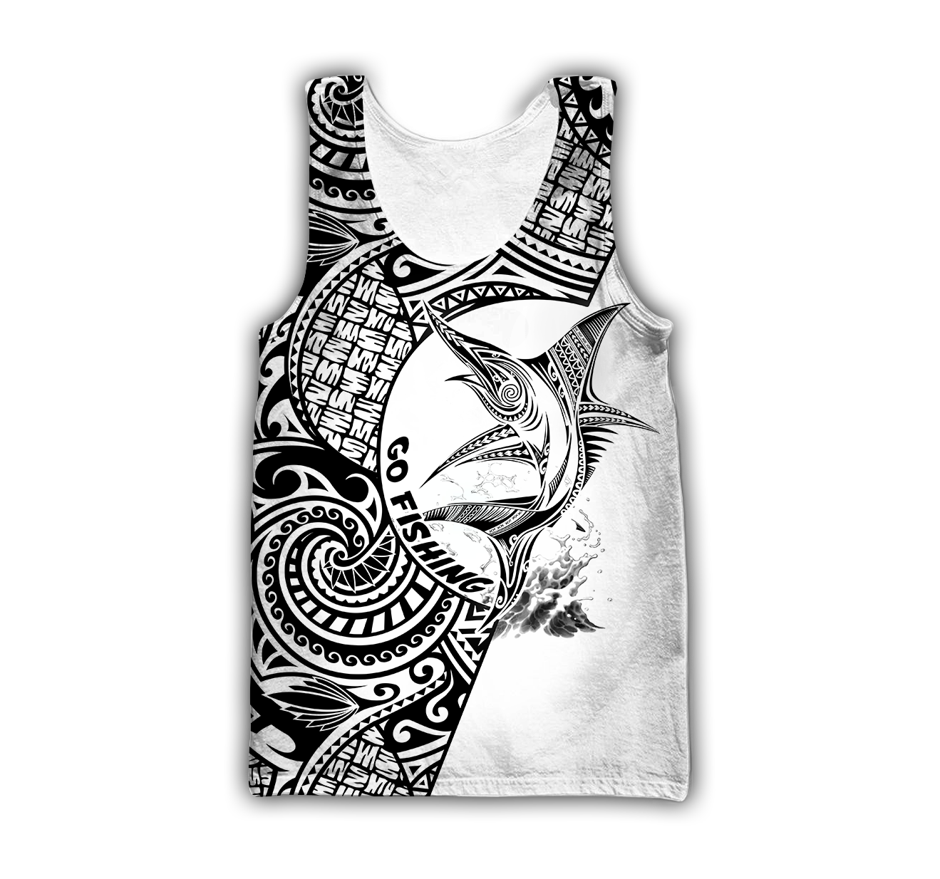 Amazing Polynesian Go Fishing Marline Fish Personalized Unisex Deluxe Hoodie ML