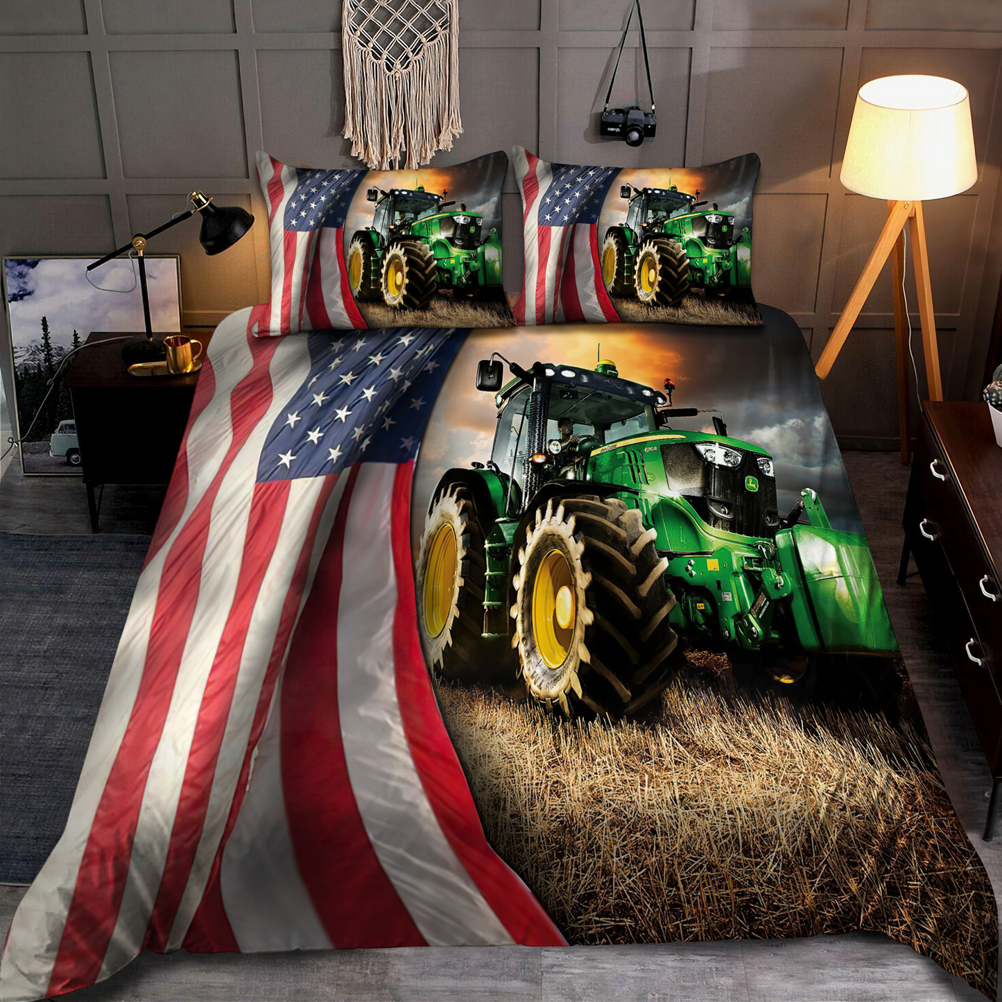 Beautiful American Tractor Bedding Set VP22092001-MEI