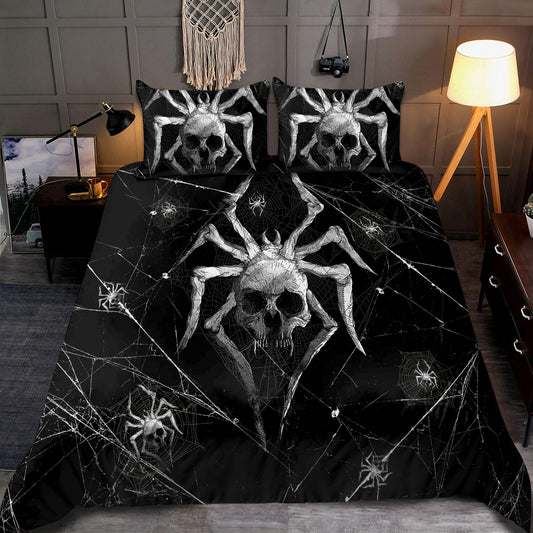 Spider Skull Bedding Set HAC210701-NM-Bedding Set-NM-Twin-Vibe Cosy™