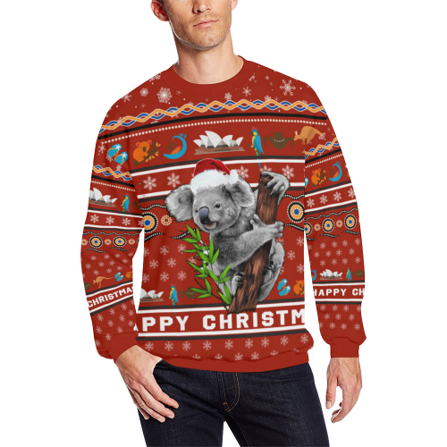 Australia Christmas Koala™ Sweatshirt - Amaze Style™-CREWNECK SWEATSHIRTS