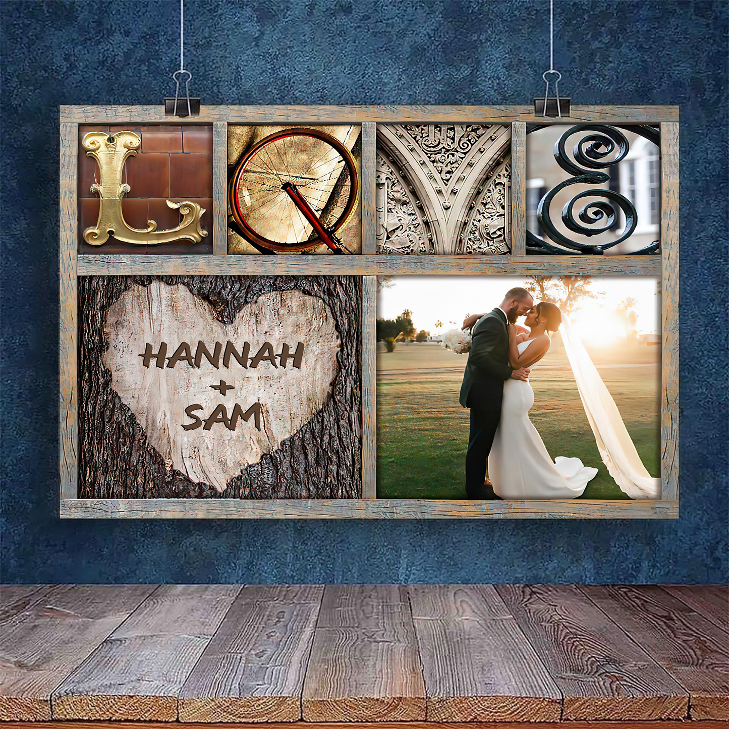 Love Personalized Canvas Poster Home Decor Best Gift For Couple