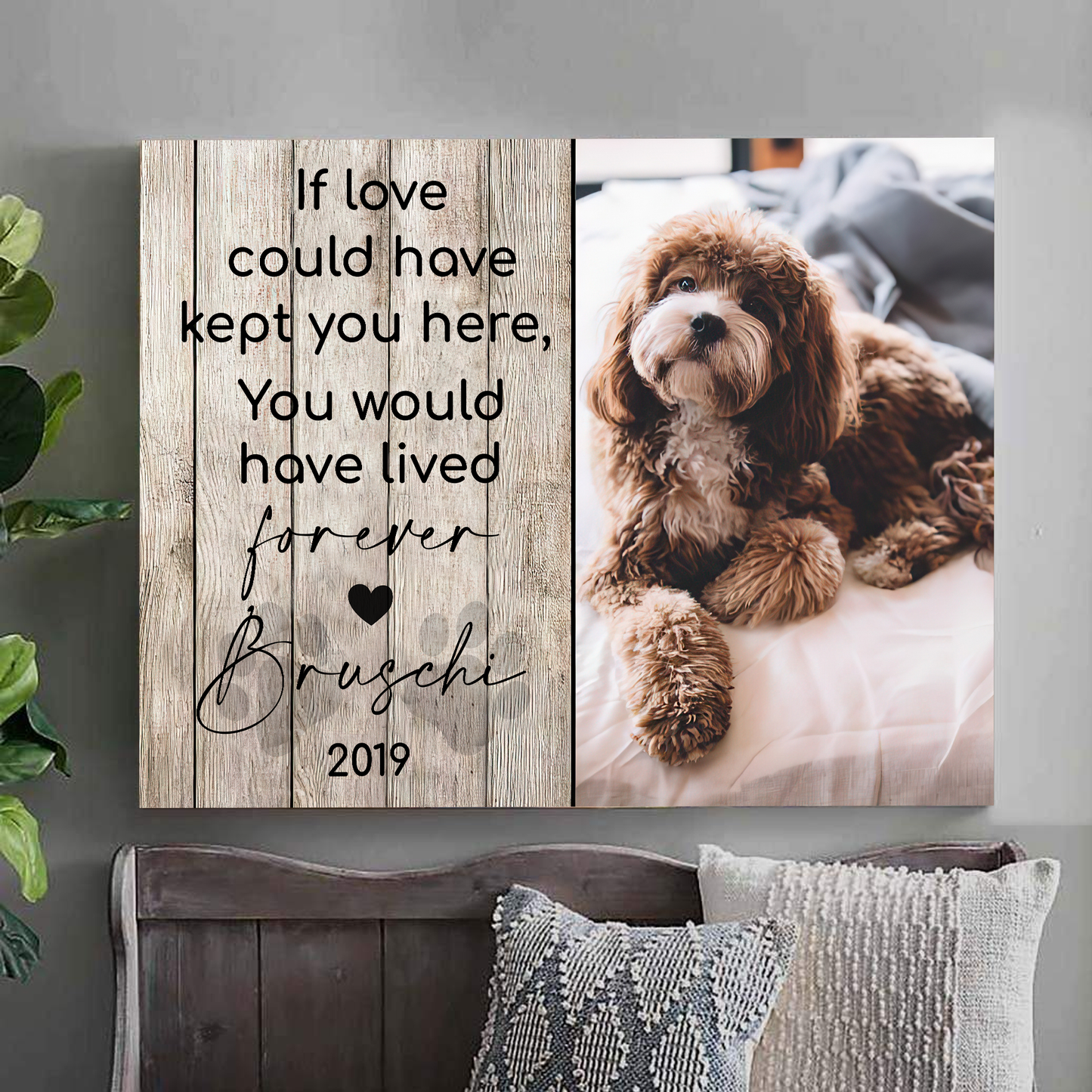 If Love Have Kept You You Here Personalized Canvas Poster Best Gift For Dog Lover Home Decor