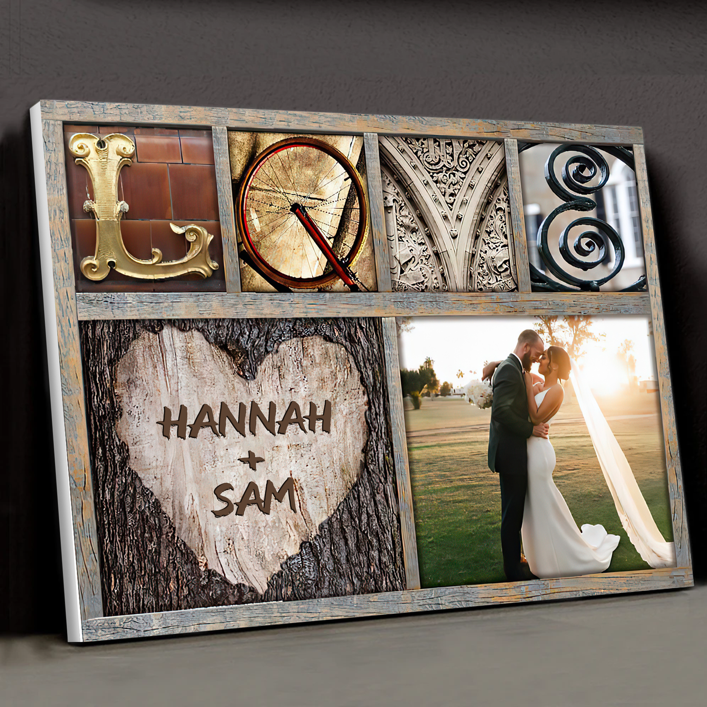 Love Personalized Canvas Poster Home Decor Best Gift For Couple