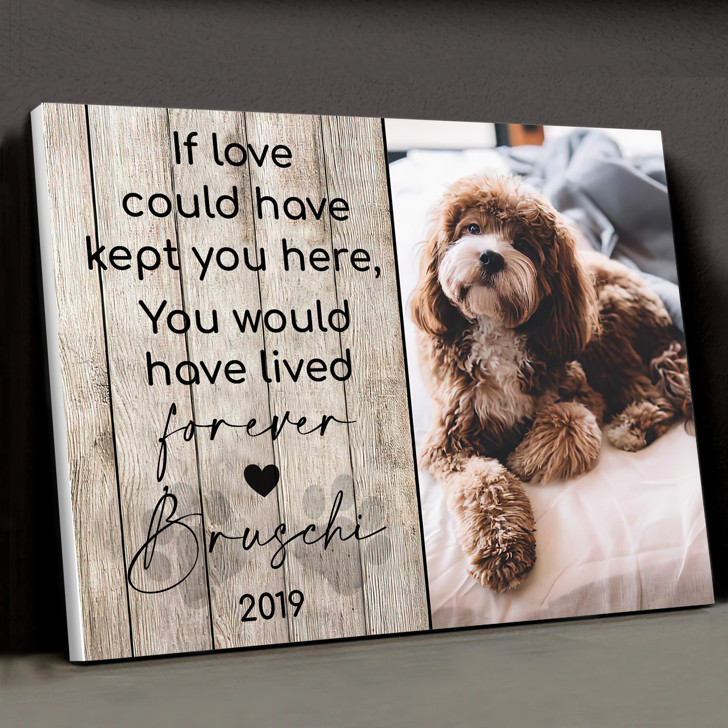 If Love Have Kept You You Here Personalized Canvas Poster Best Gift For Dog Lover Home Decor