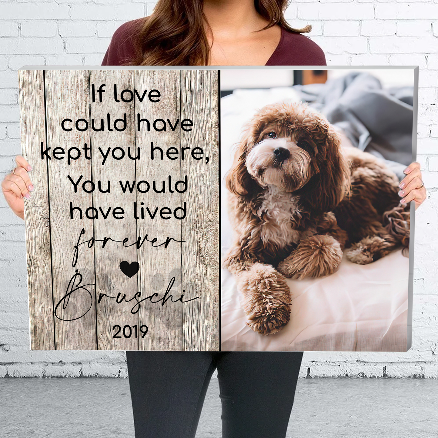 If Love Have Kept You You Here Personalized Canvas Poster Best Gift For Dog Lover Home Decor