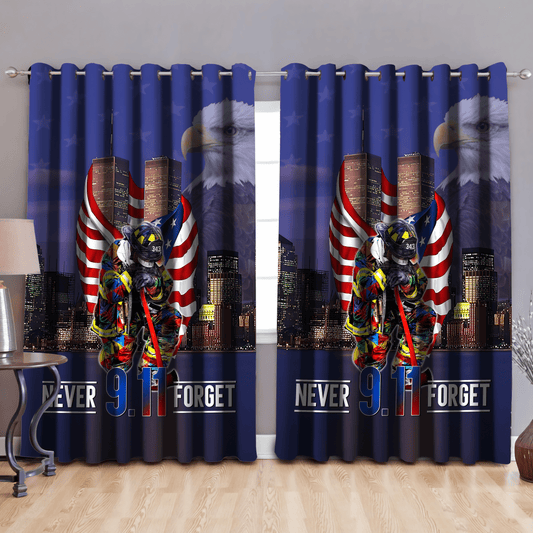 Firefighter Window Curtains