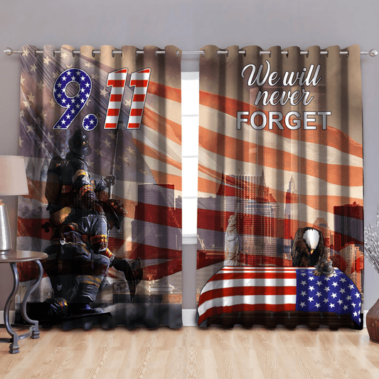 Firefighter Window Curtains