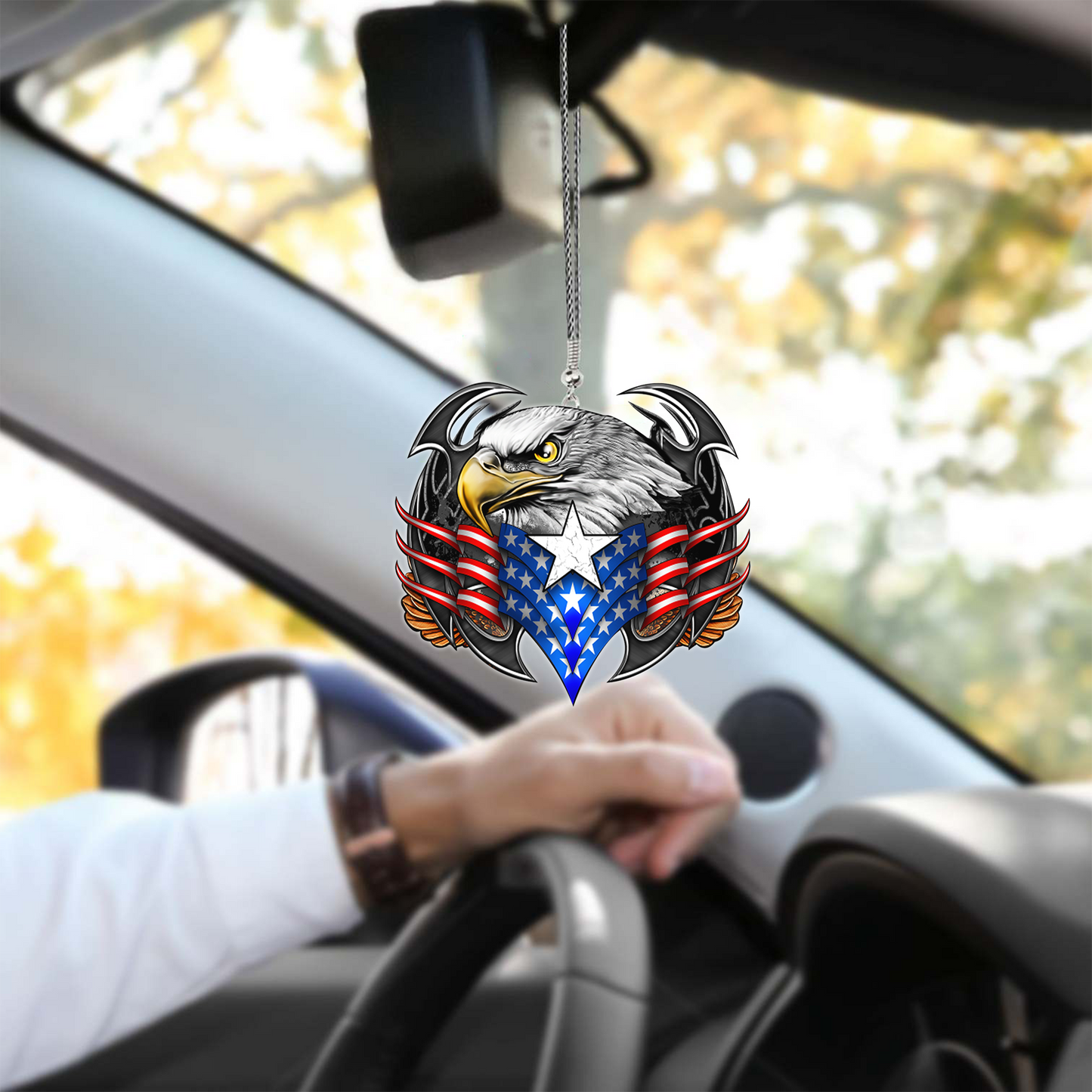 American No12 Unique Design Car Hanging Ornament
