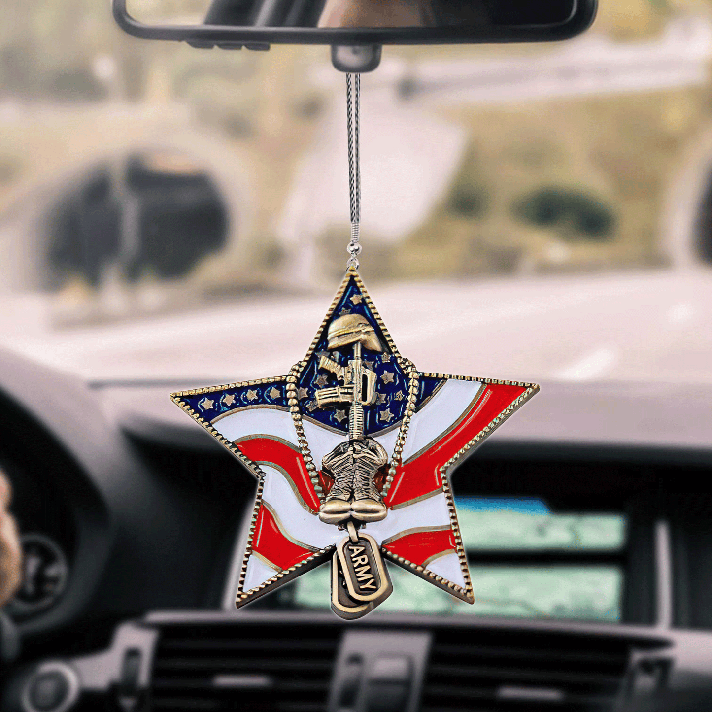 American No11 Unique Design Car Hanging Ornament