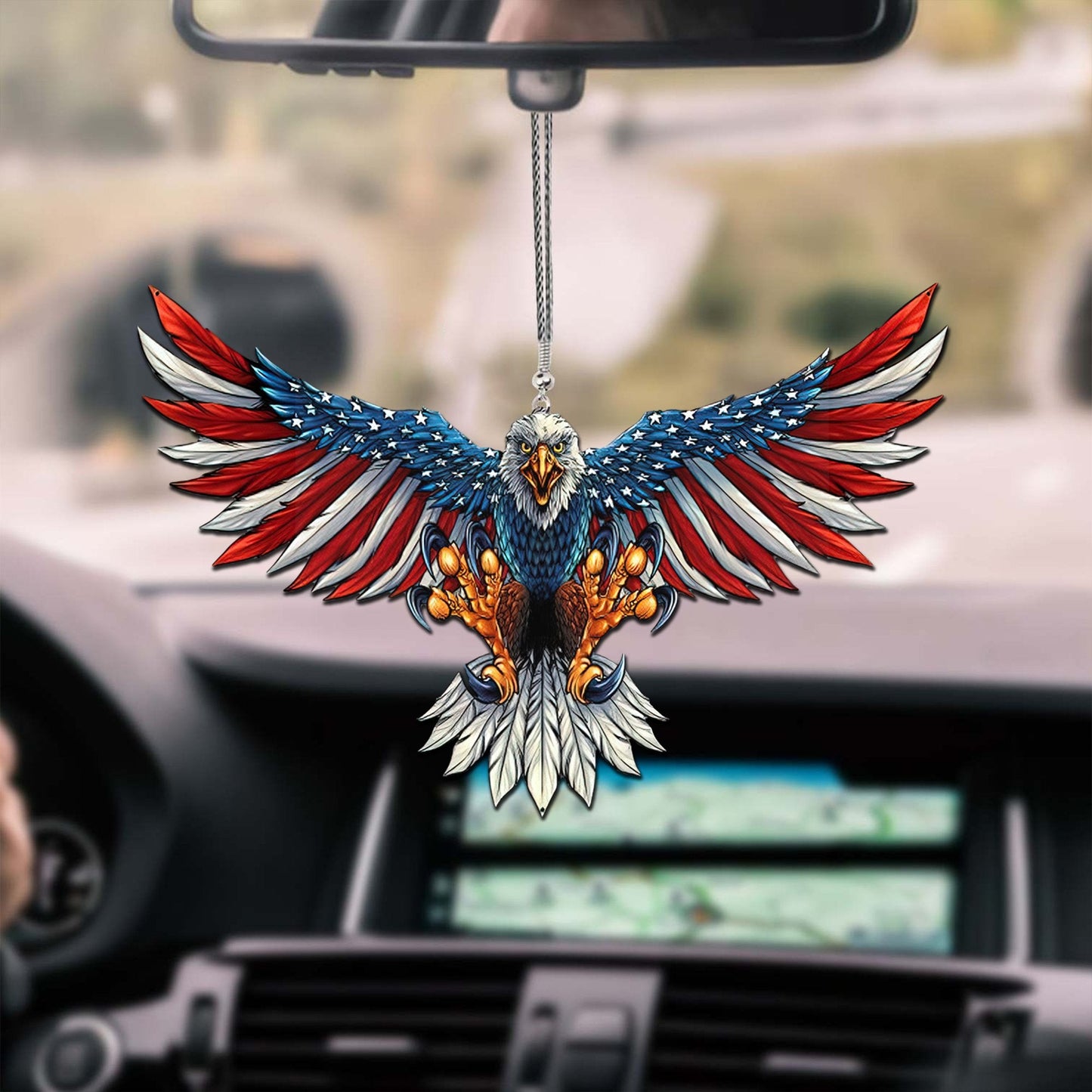 American No9 Unique Design Car Hanging Ornament